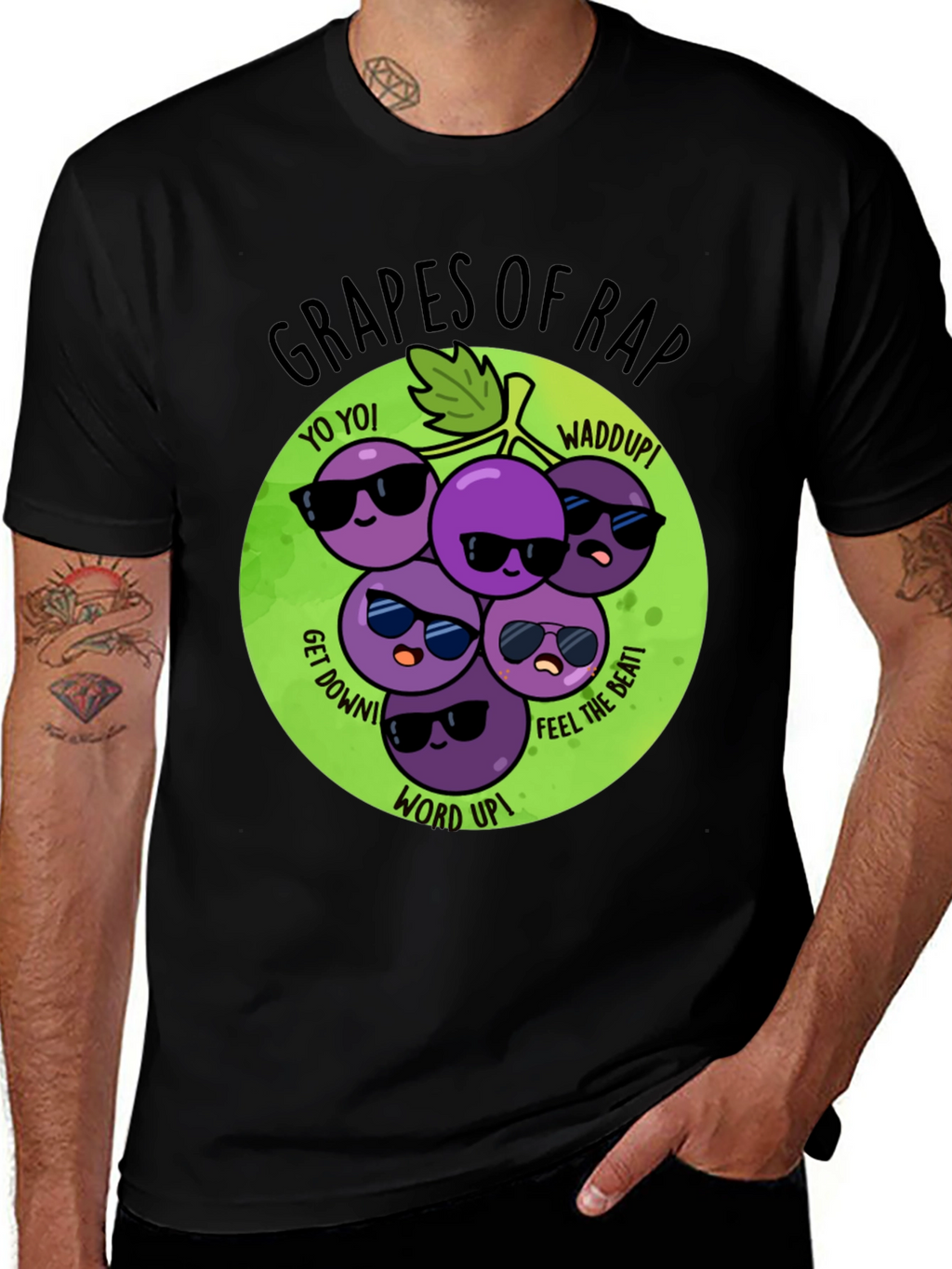 Camiseta Grapes of Rap - Estilo Urbano