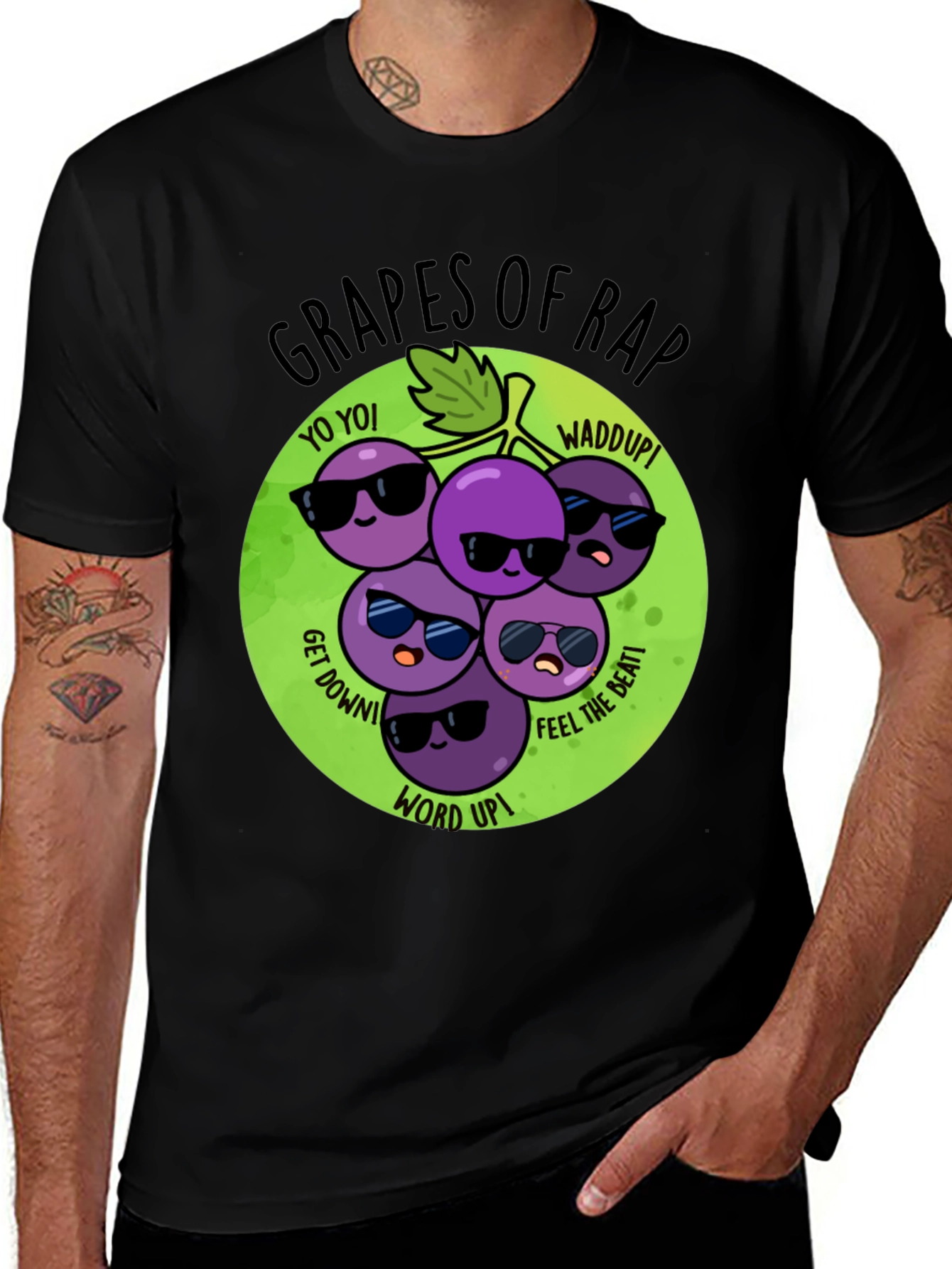 Camiseta Grapes of Rap - Estilo Urbano