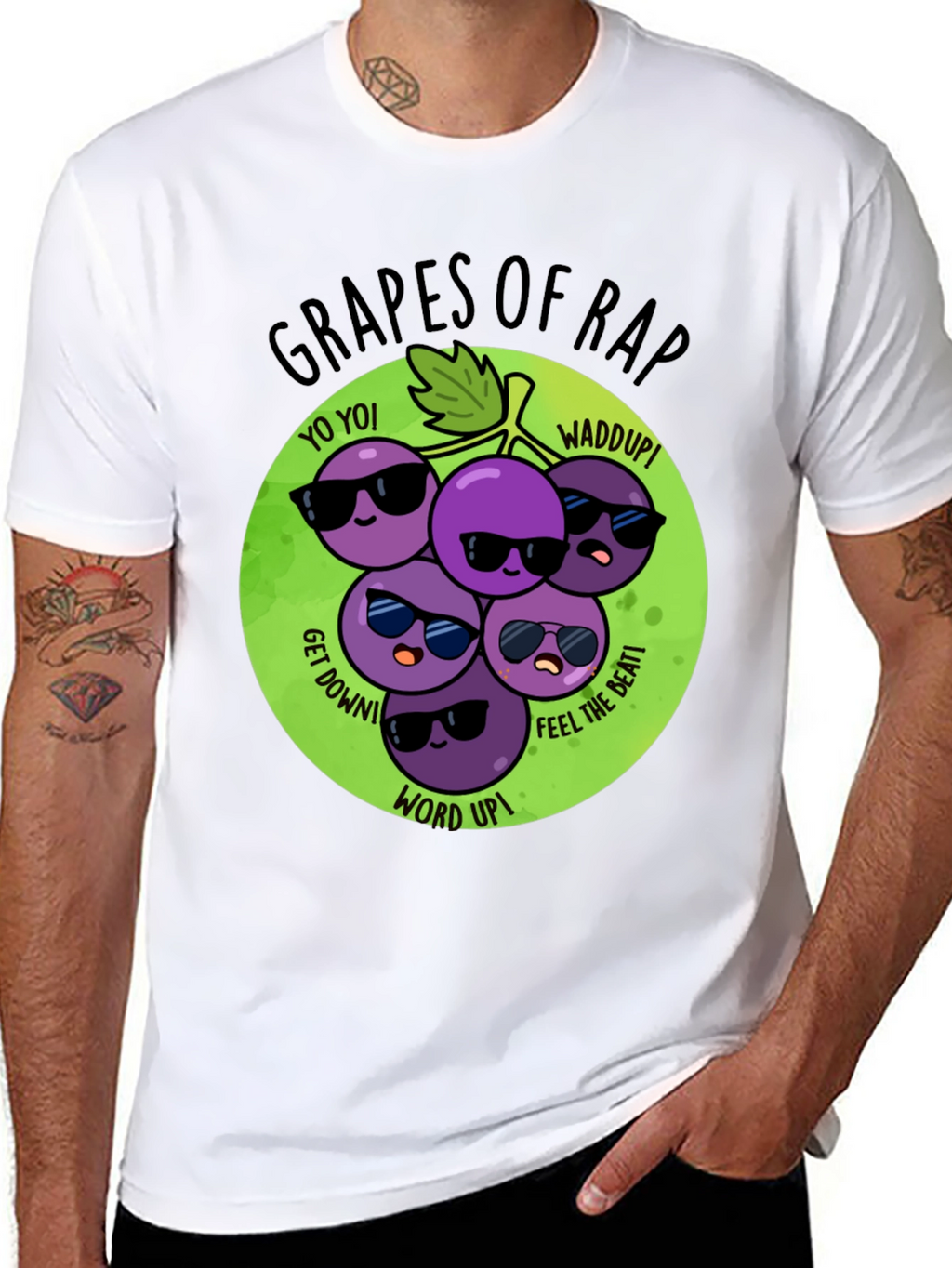 Camiseta Grapes of Rap - Estilo Urbano