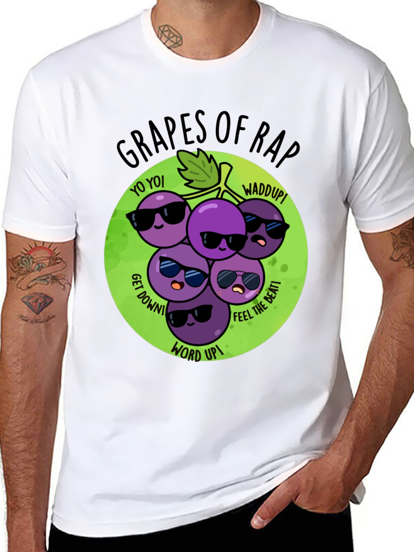 Camiseta Grapes of Rap - Estilo Urbano
