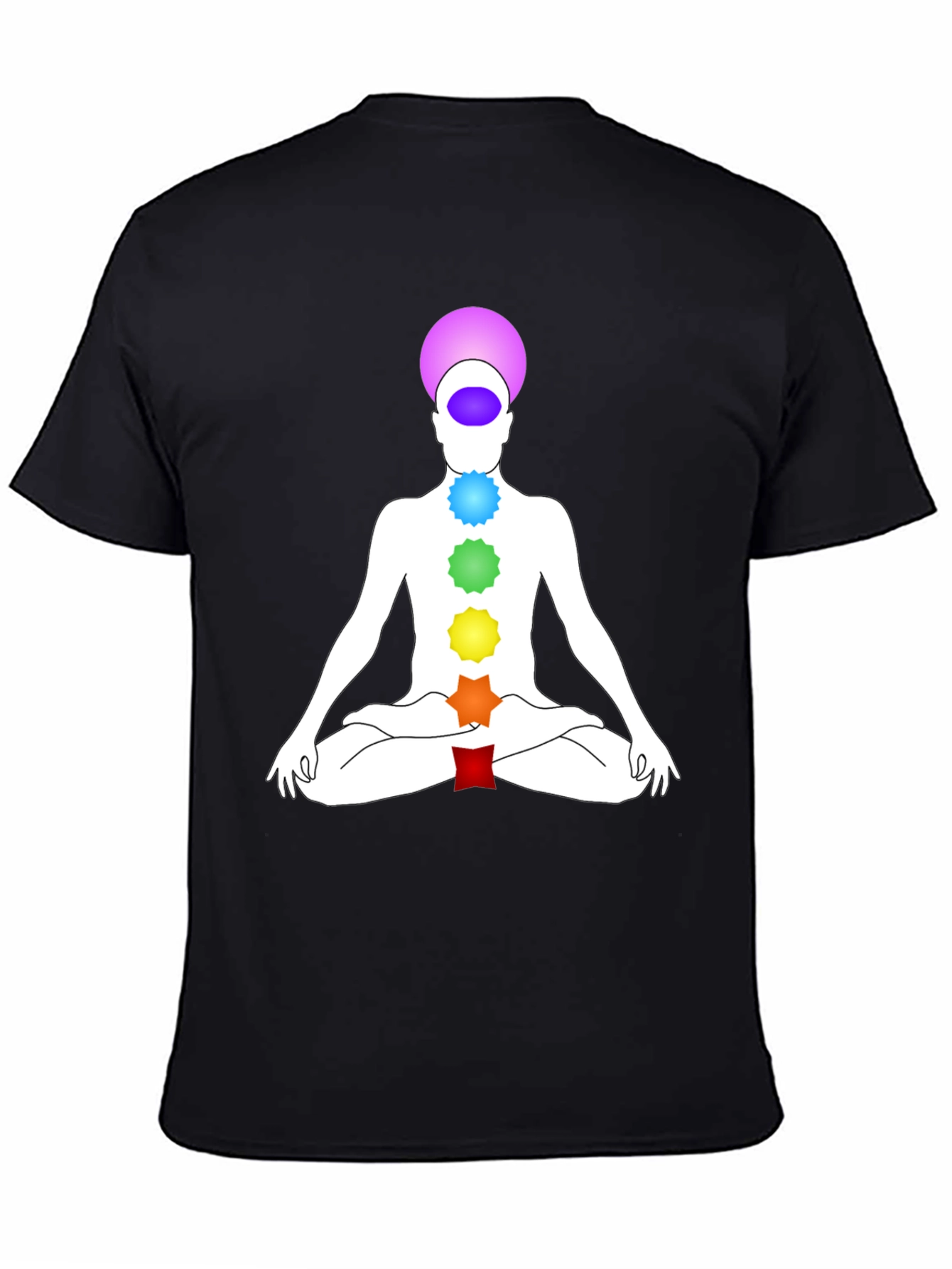 Camiseta Chakra Yoga Meditación Hombre