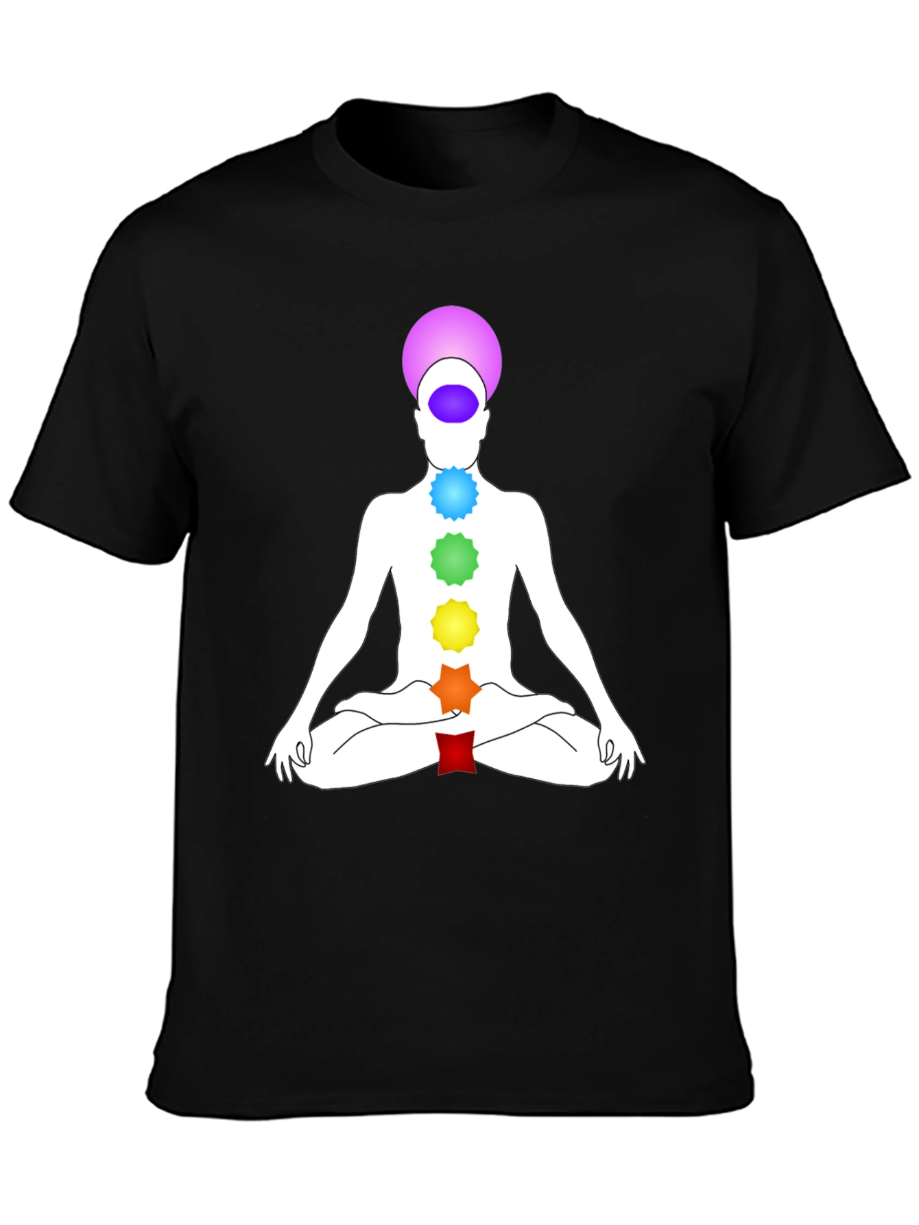 Camiseta Chakra Yoga Meditación Hombre