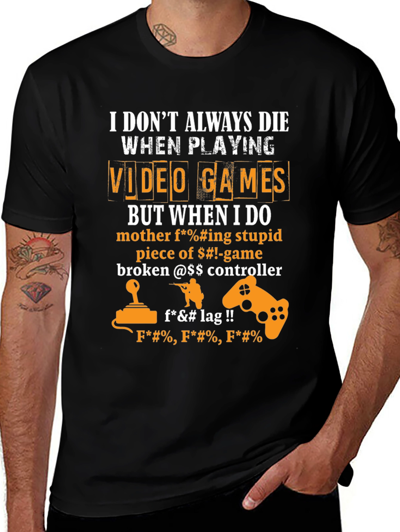 Camiseta Gamer: I Dont Always Die - Humor y Estilo