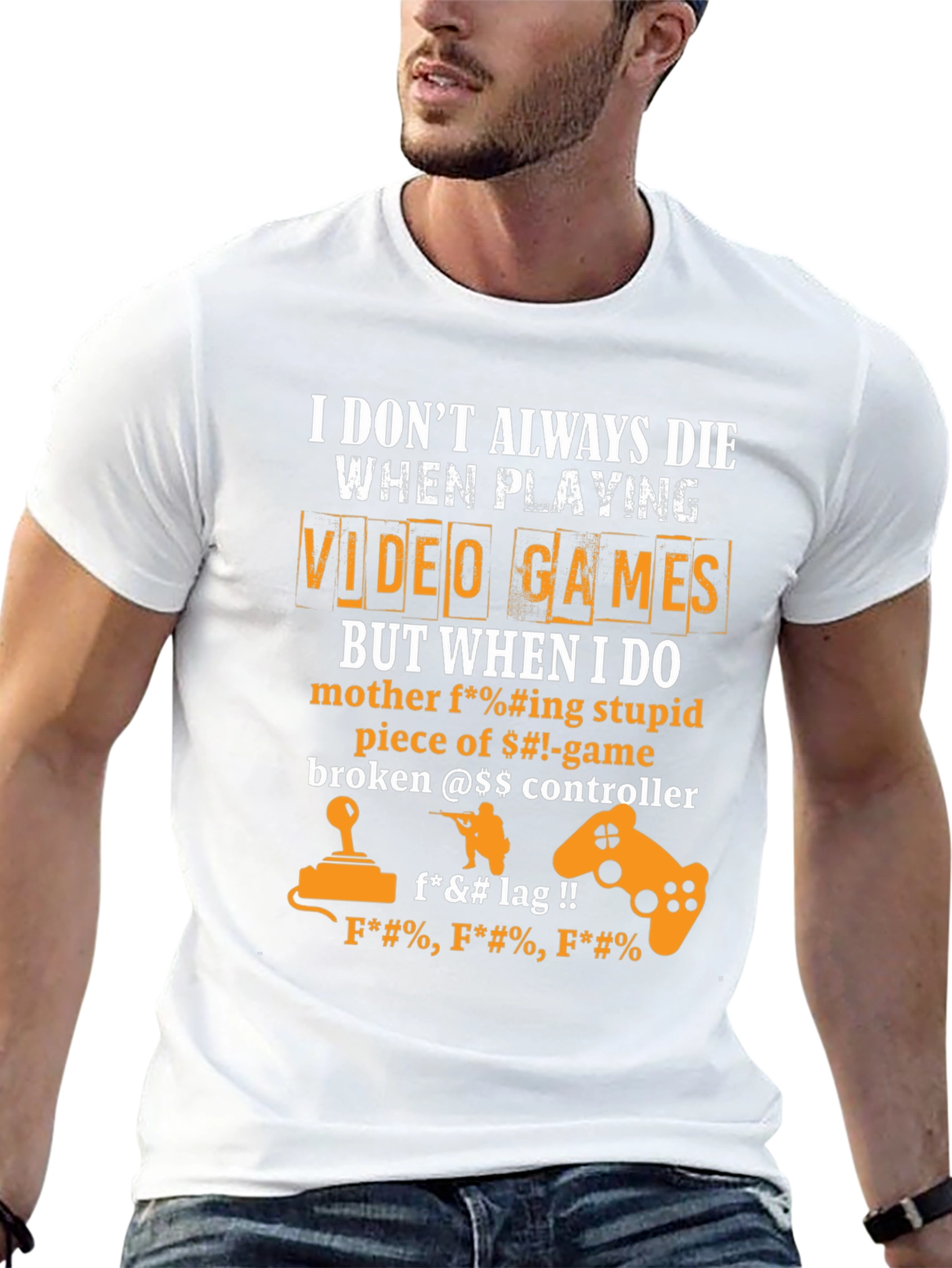 Camiseta Gamer: I Dont Always Die - Humor y Estilo