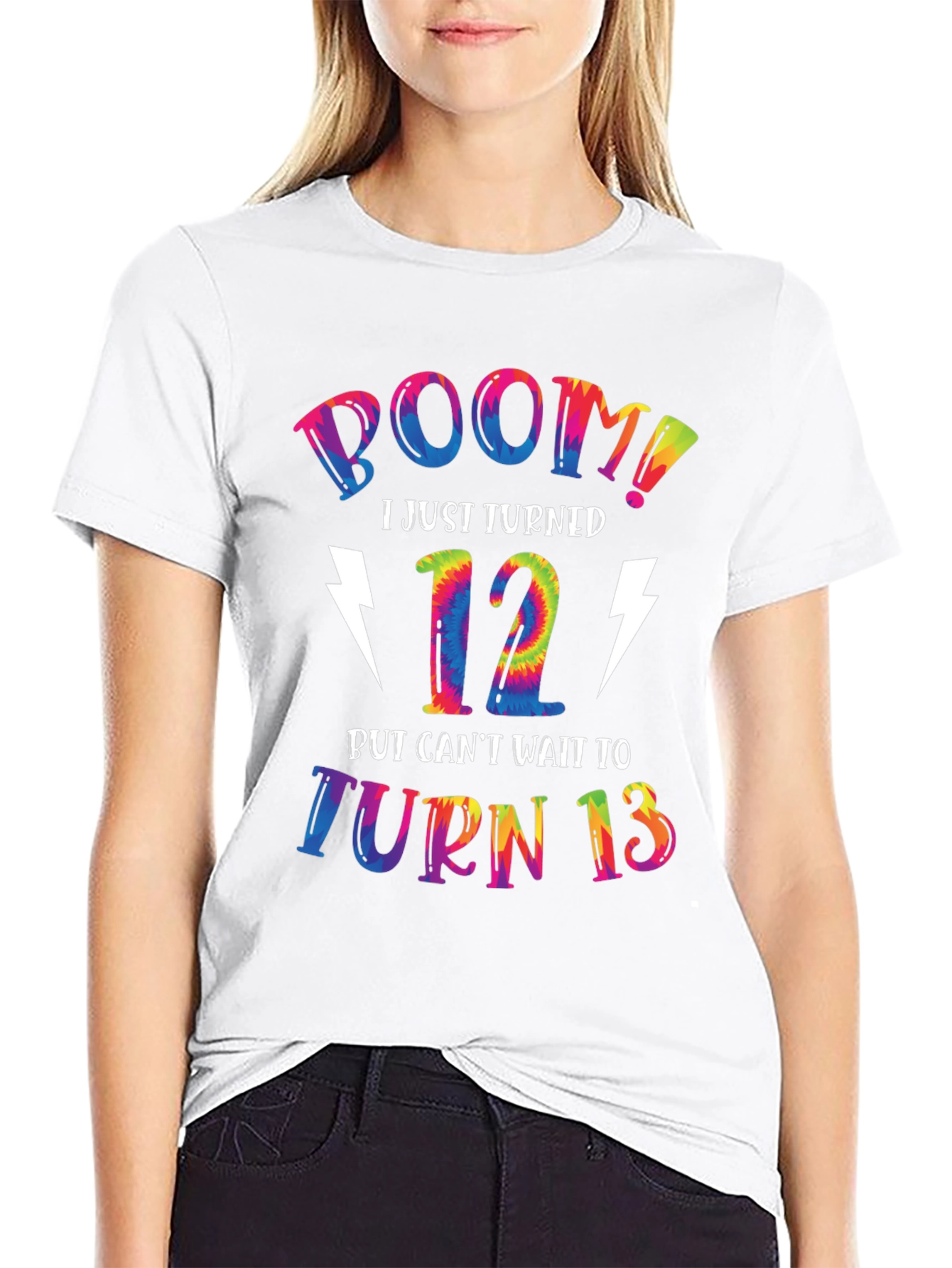 Camiseta BOOM! Cumplí 12 y quiero tener 13