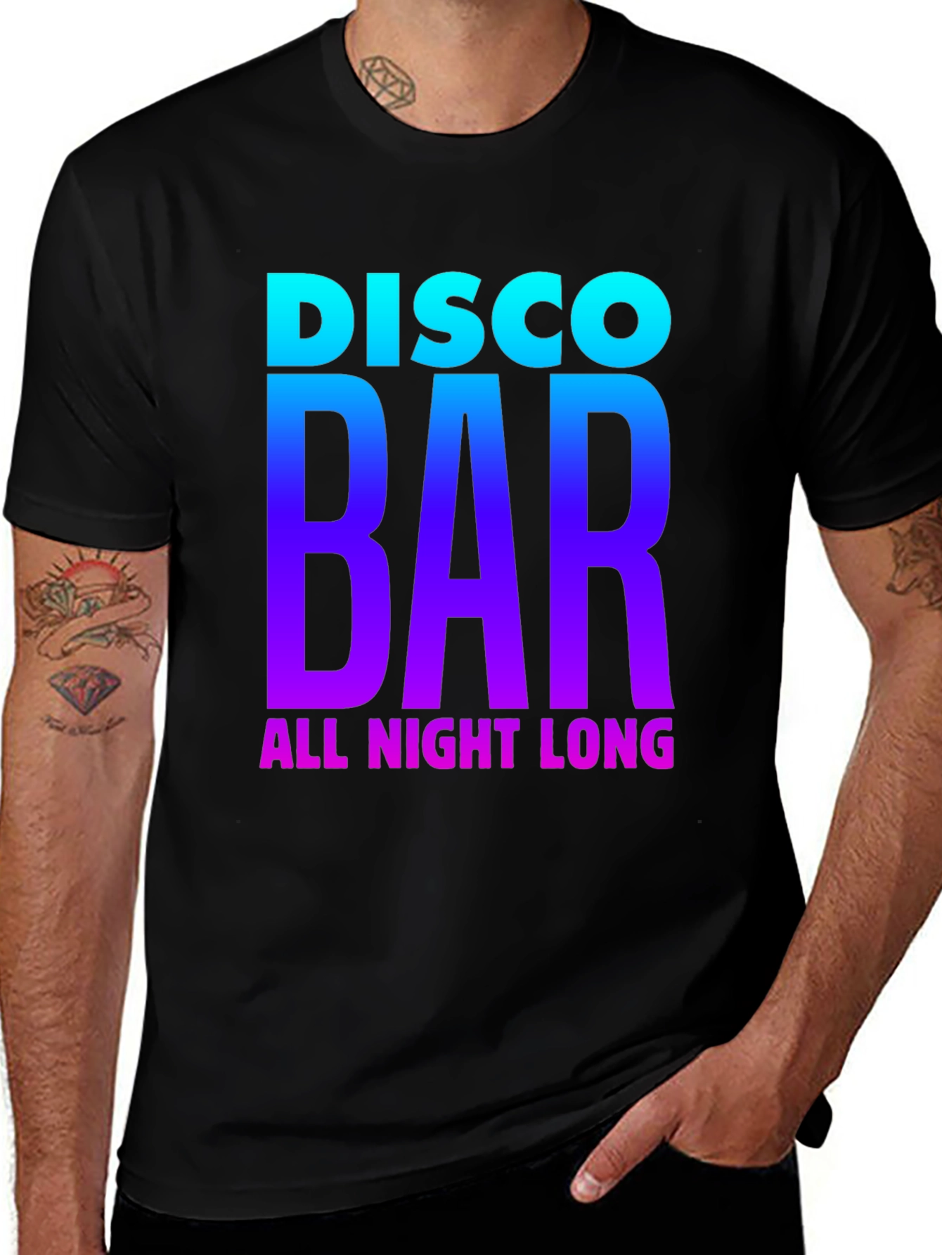 Camiseta Disco Bar para Hombre - Noche de Fiesta