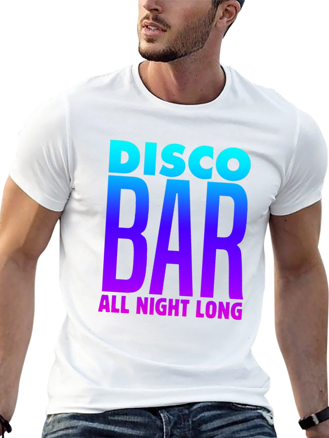 Camiseta Disco Bar para Hombre - Noche de Fiesta