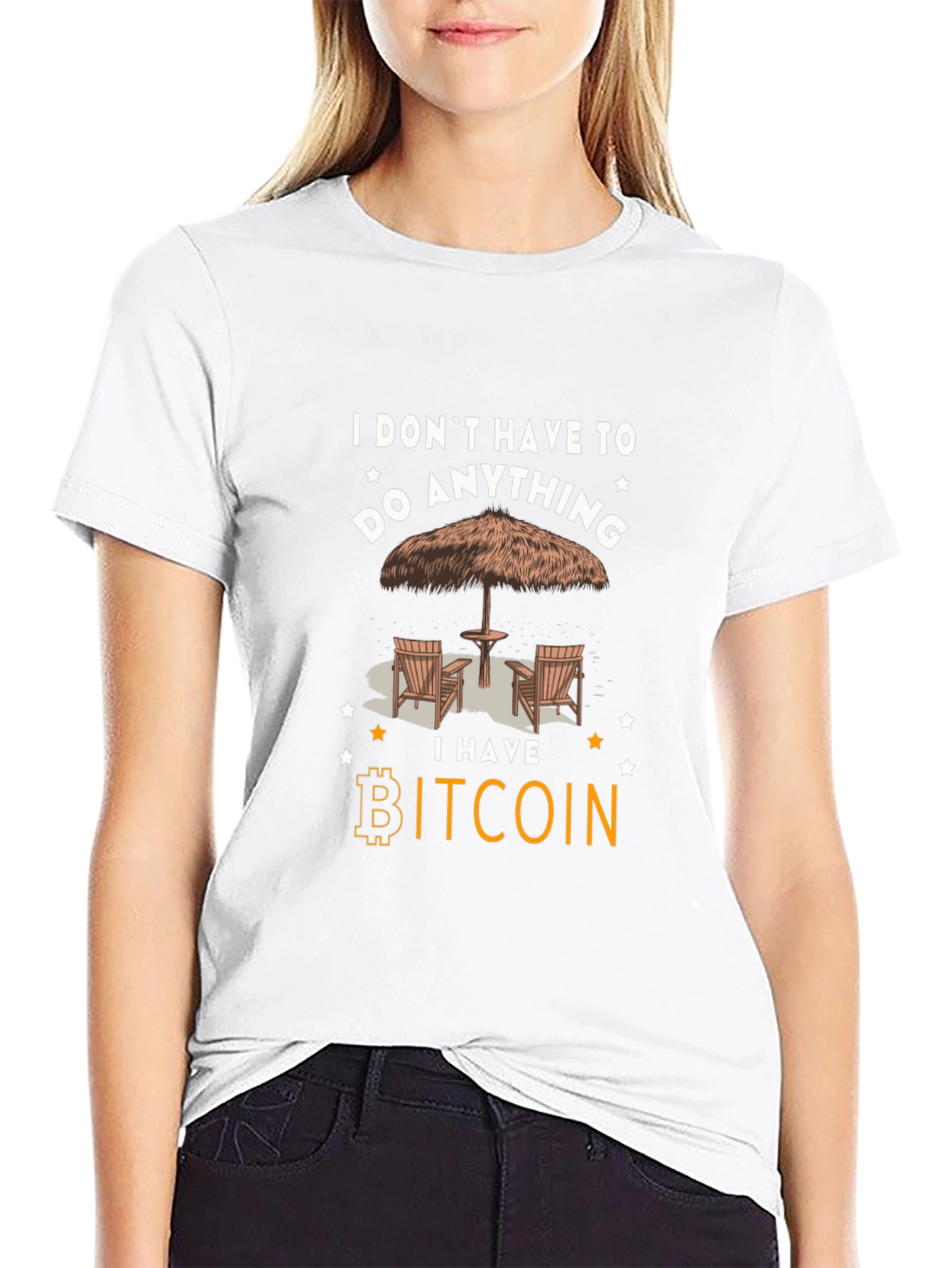 Camiseta Bitcoin: No tengo que hacer nada