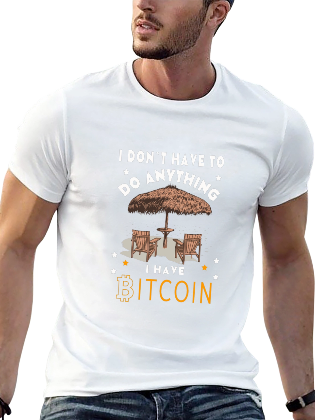 Camiseta Bitcoin: No tengo que hacer nada