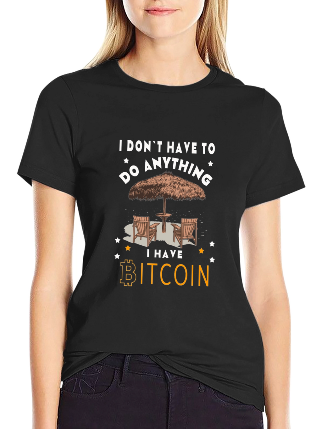 Camiseta Bitcoin: No tengo que hacer nada