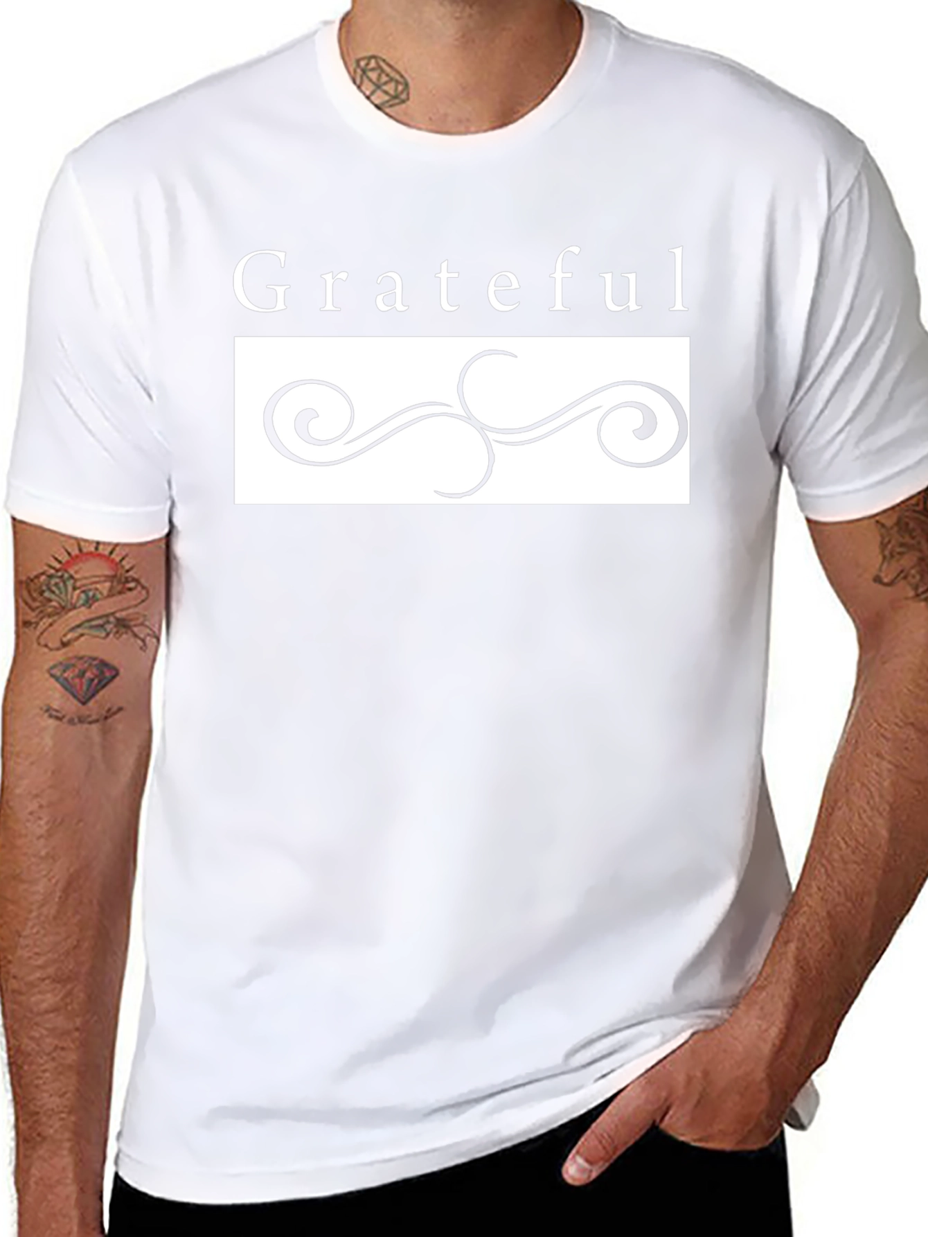 Camiseta Grateful Elegante para Hombre