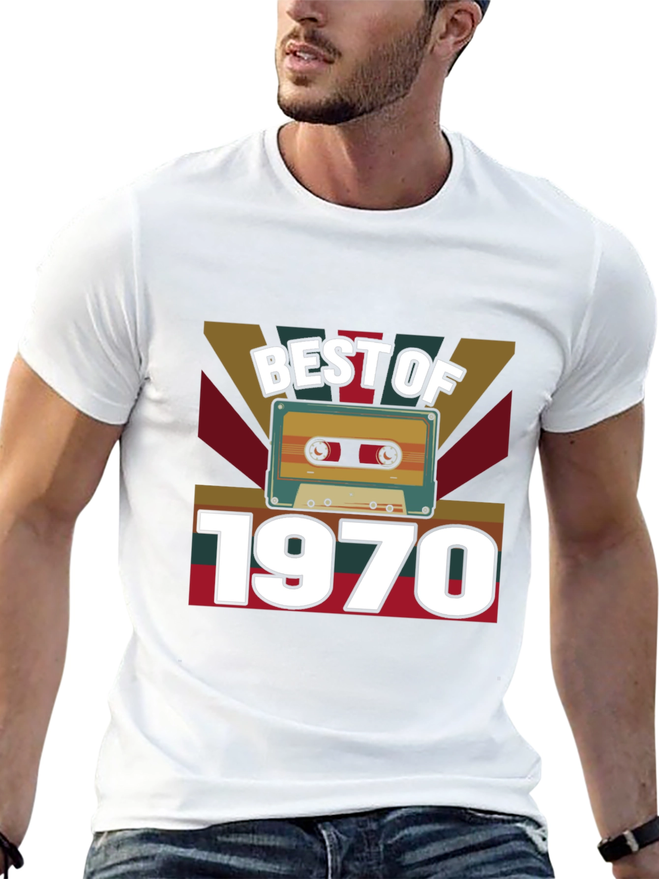 Camiseta Best of 1970 Retro Vintage