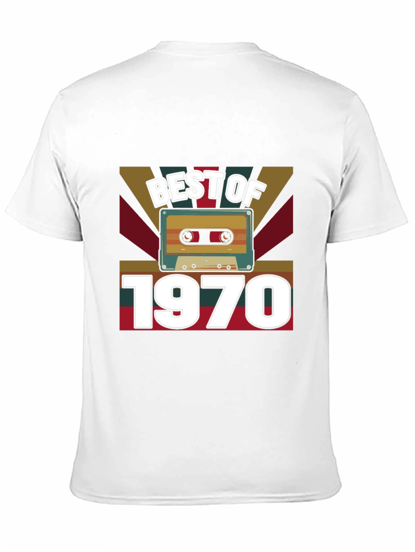 Camiseta Best of 1970 Retro Vintage