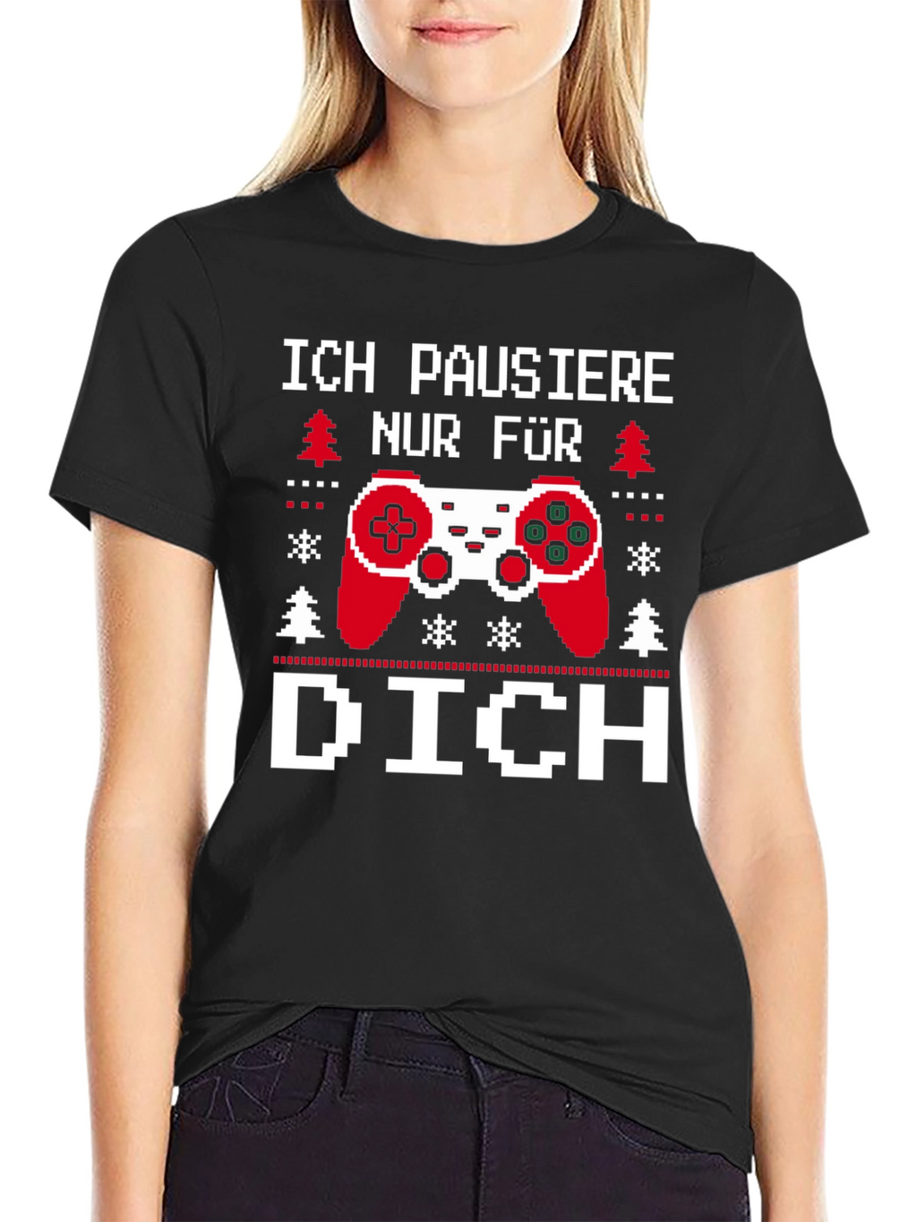 Camiseta Gamer: Ich Pausiere Nur Für Dich