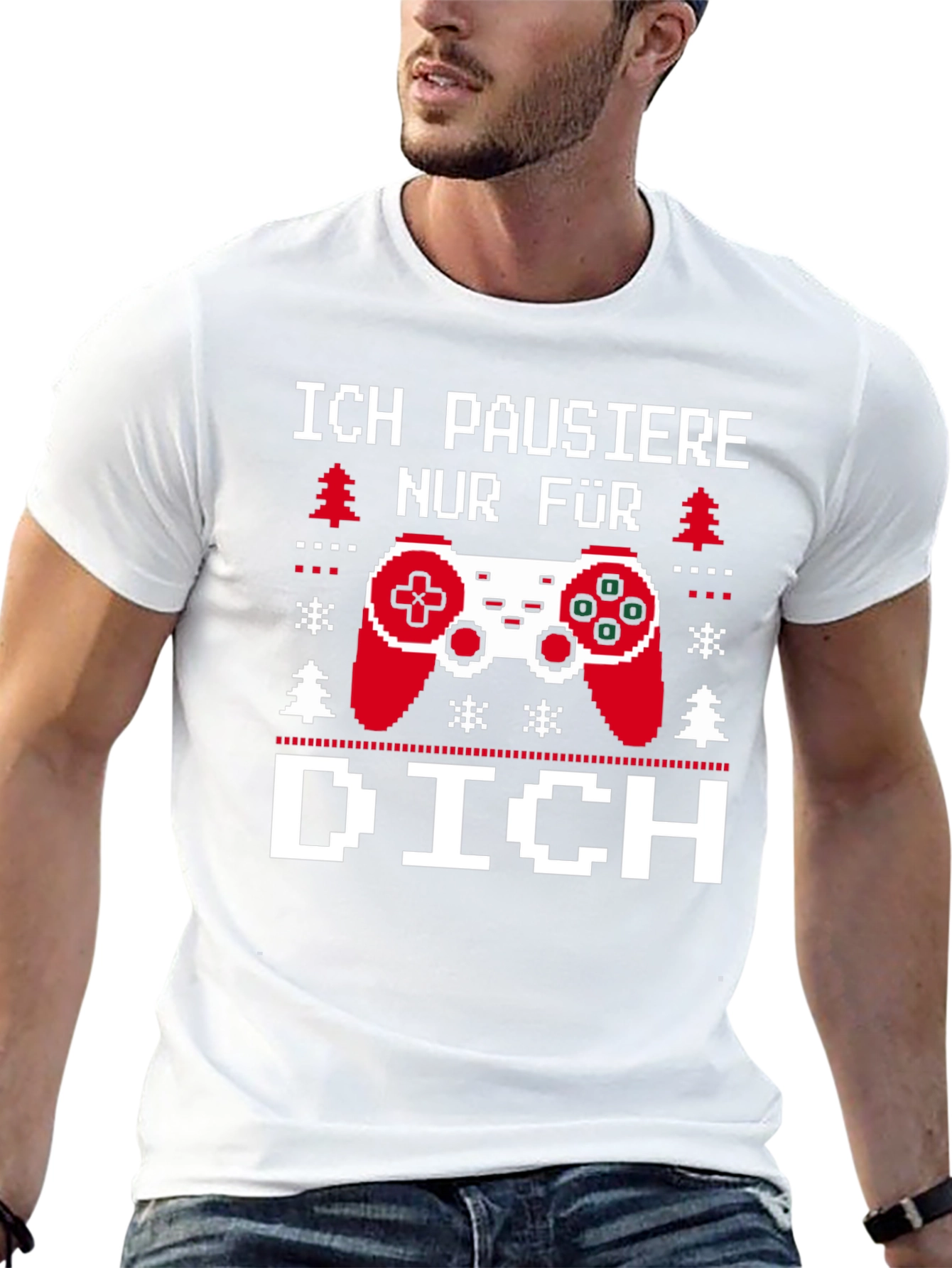 Camiseta Gamer: Ich Pausiere Nur Für Dich