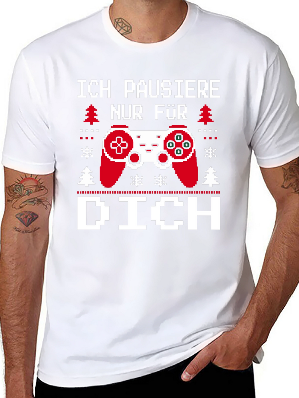 Camiseta Gamer: Ich Pausiere Nur Für Dich
