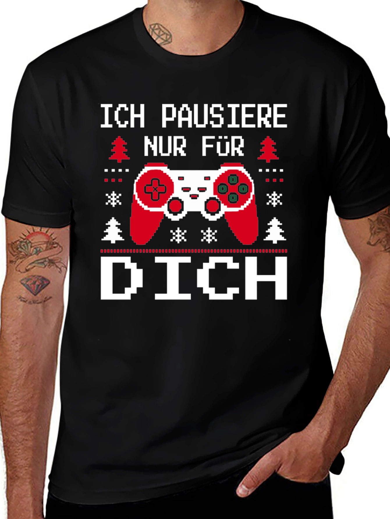 Camiseta Gamer: Ich Pausiere Nur Für Dich