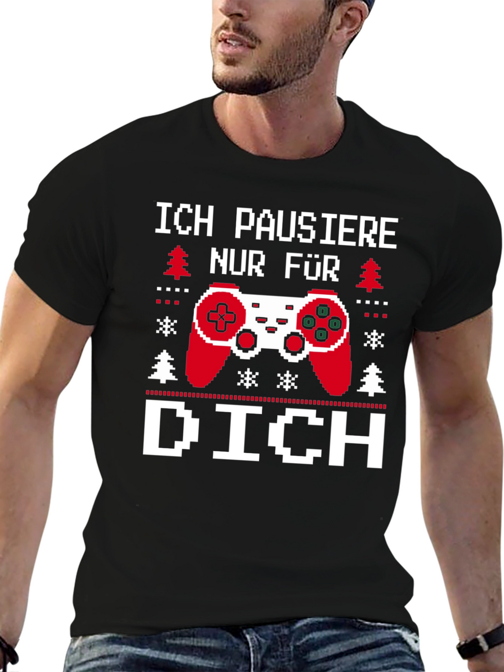Camiseta Gamer: Ich Pausiere Nur Für Dich