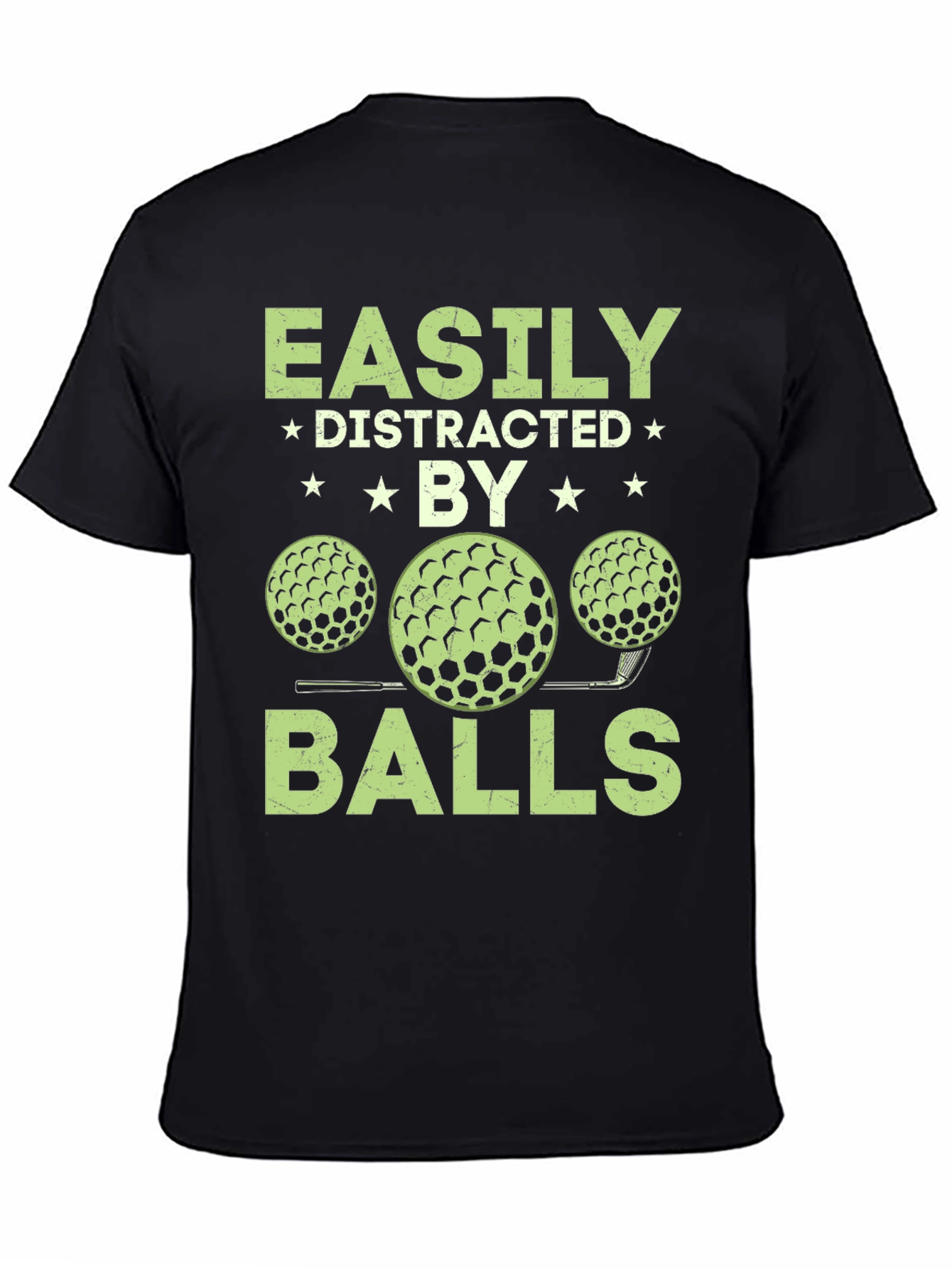 Camiseta Hombre Fácilmente Distraído por Bolas