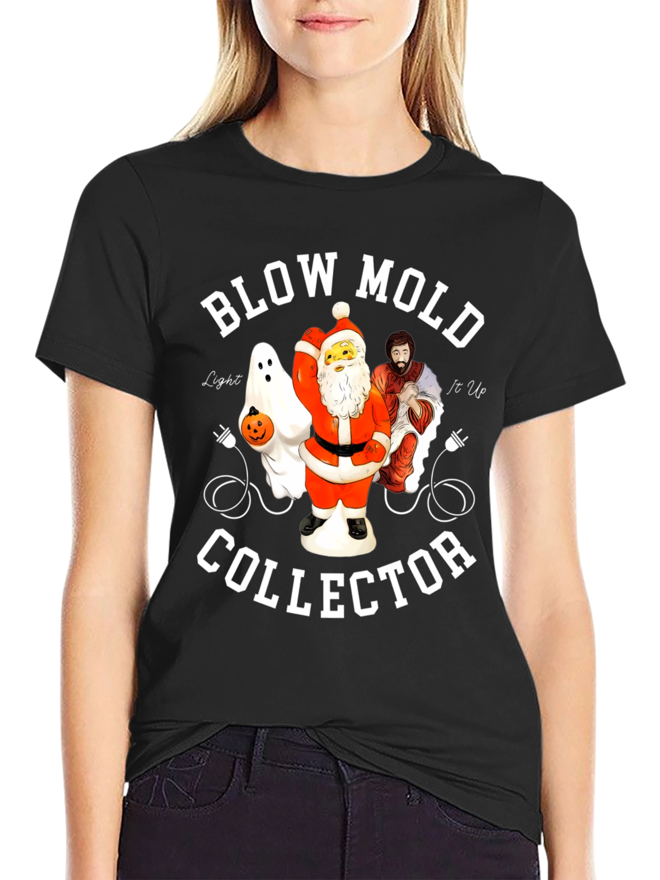 Camiseta Coleccionista de Moldes de Soplado Navideños