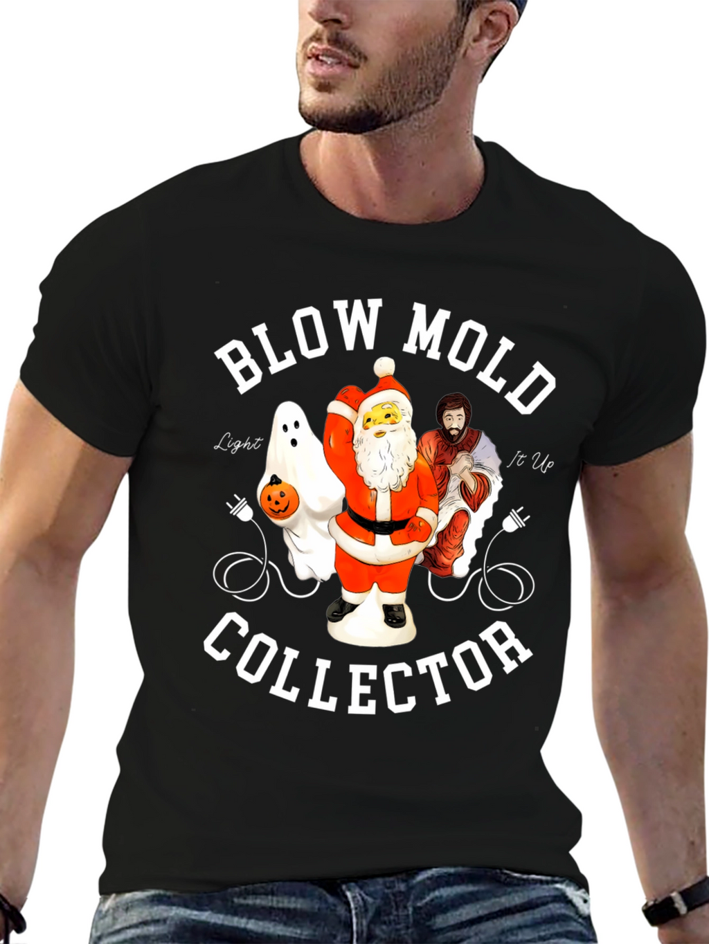 Camiseta Coleccionista de Moldes de Soplado Navideños
