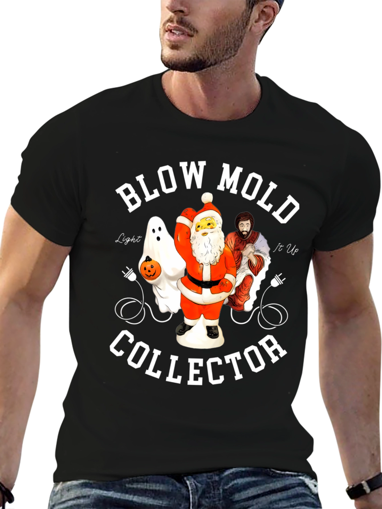 Camiseta Coleccionista de Moldes de Soplado Navideños