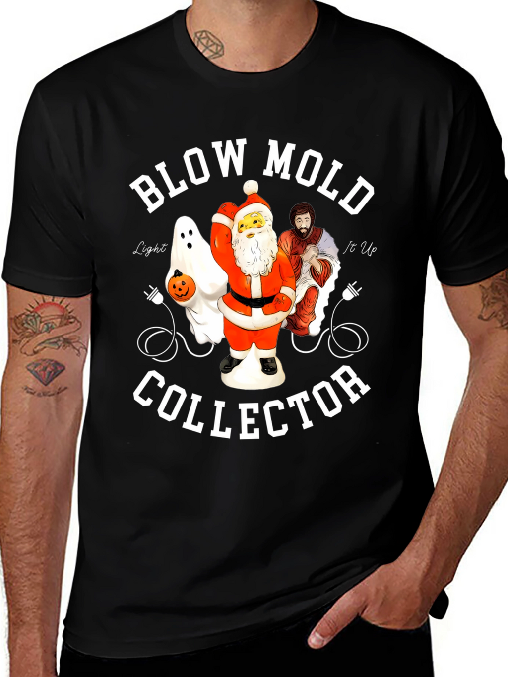 Camiseta Coleccionista de Moldes de Soplado Navideños