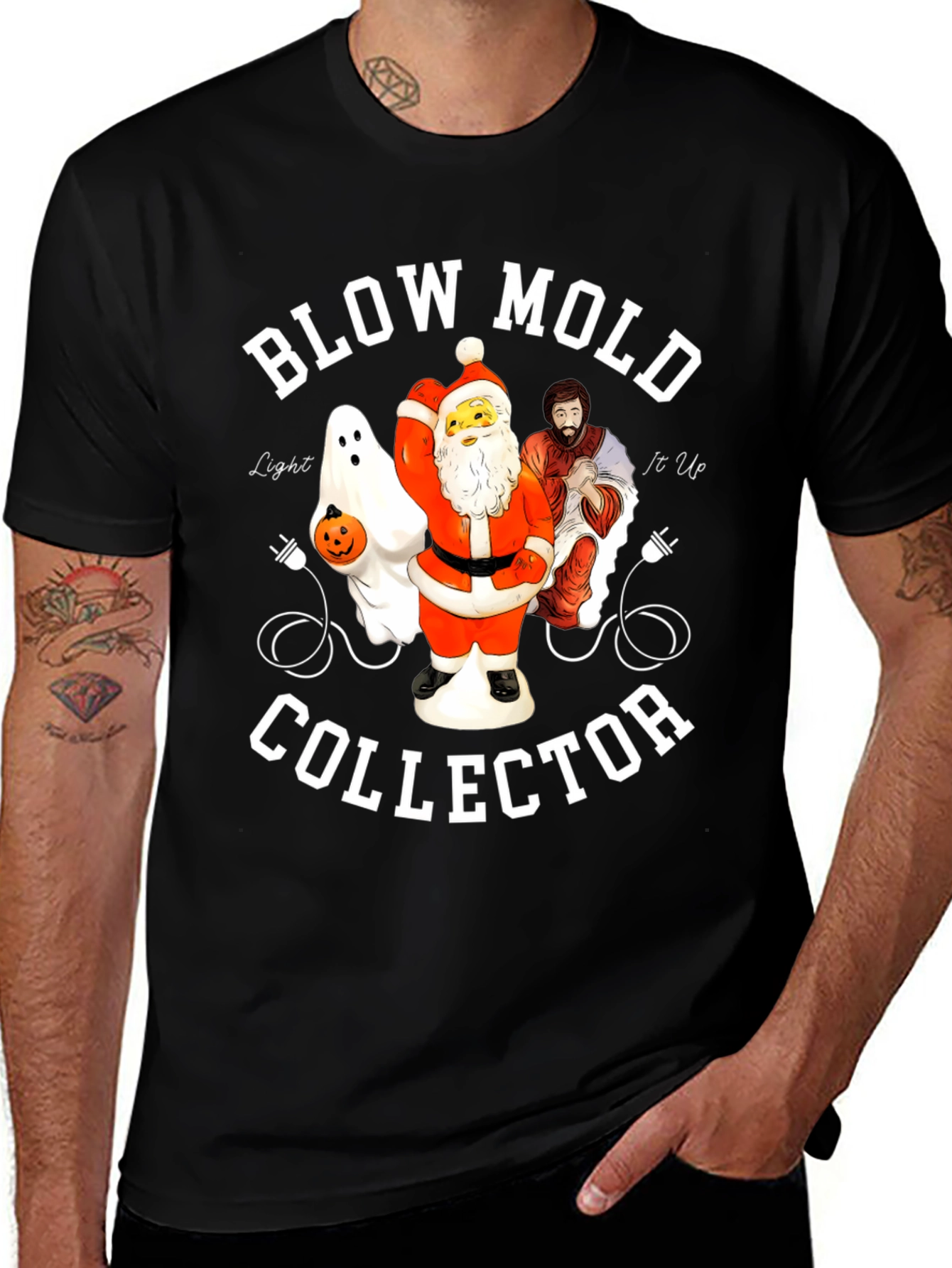Camiseta Coleccionista de Moldes de Soplado Navideños