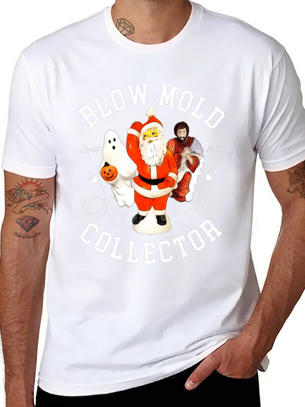 Camiseta Coleccionista de Moldes de Soplado Navideños