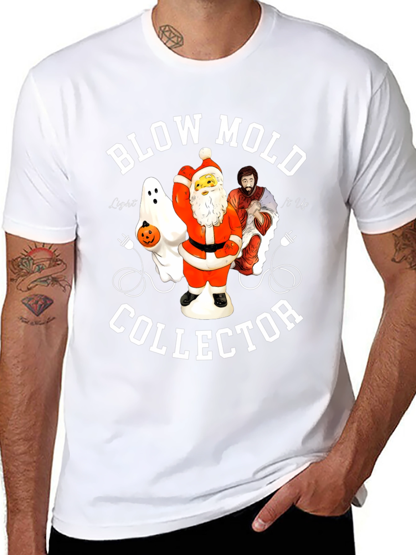 Camiseta Coleccionista de Moldes de Soplado Navideños