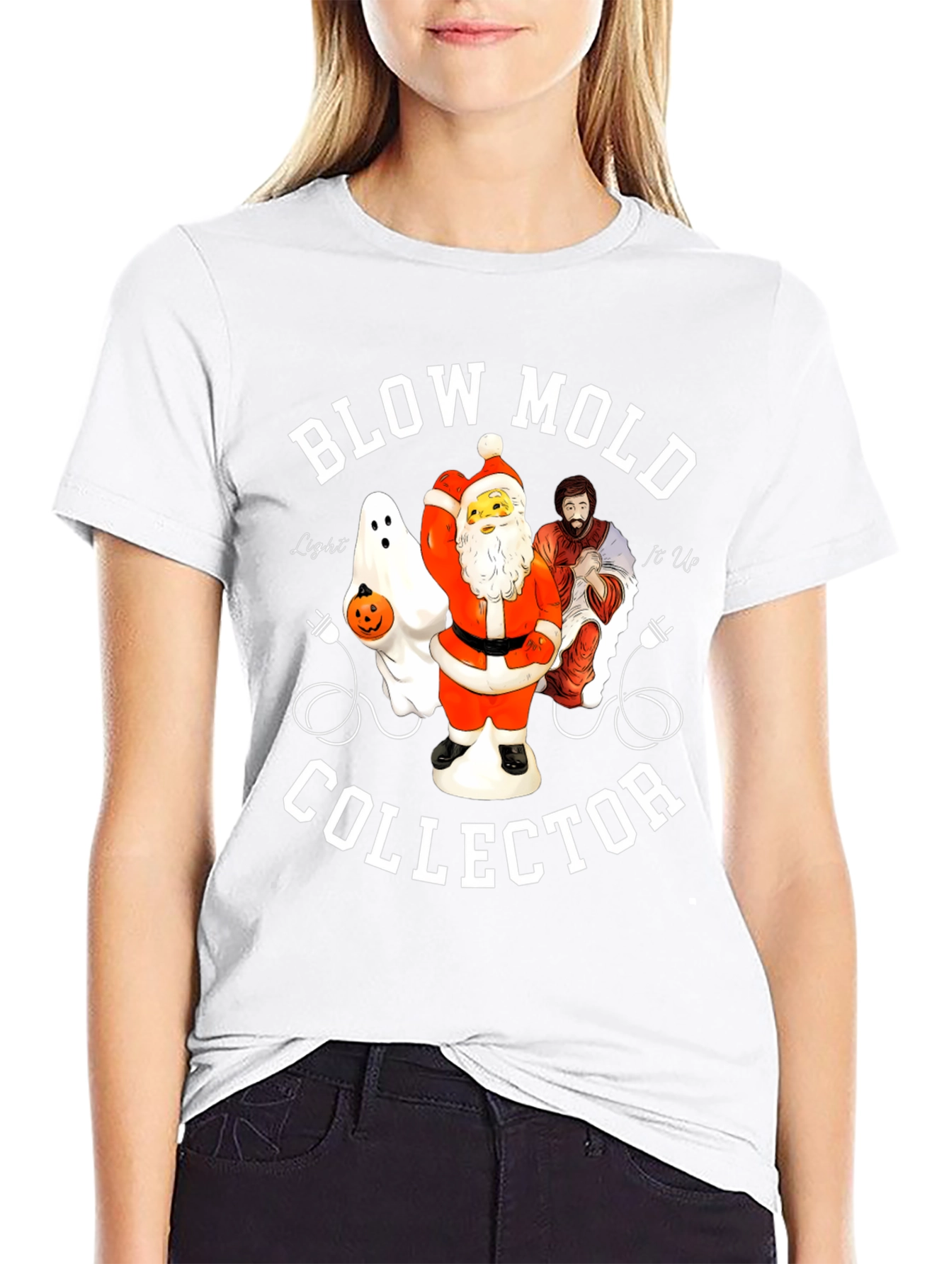 Camiseta Coleccionista de Moldes de Soplado Navideños