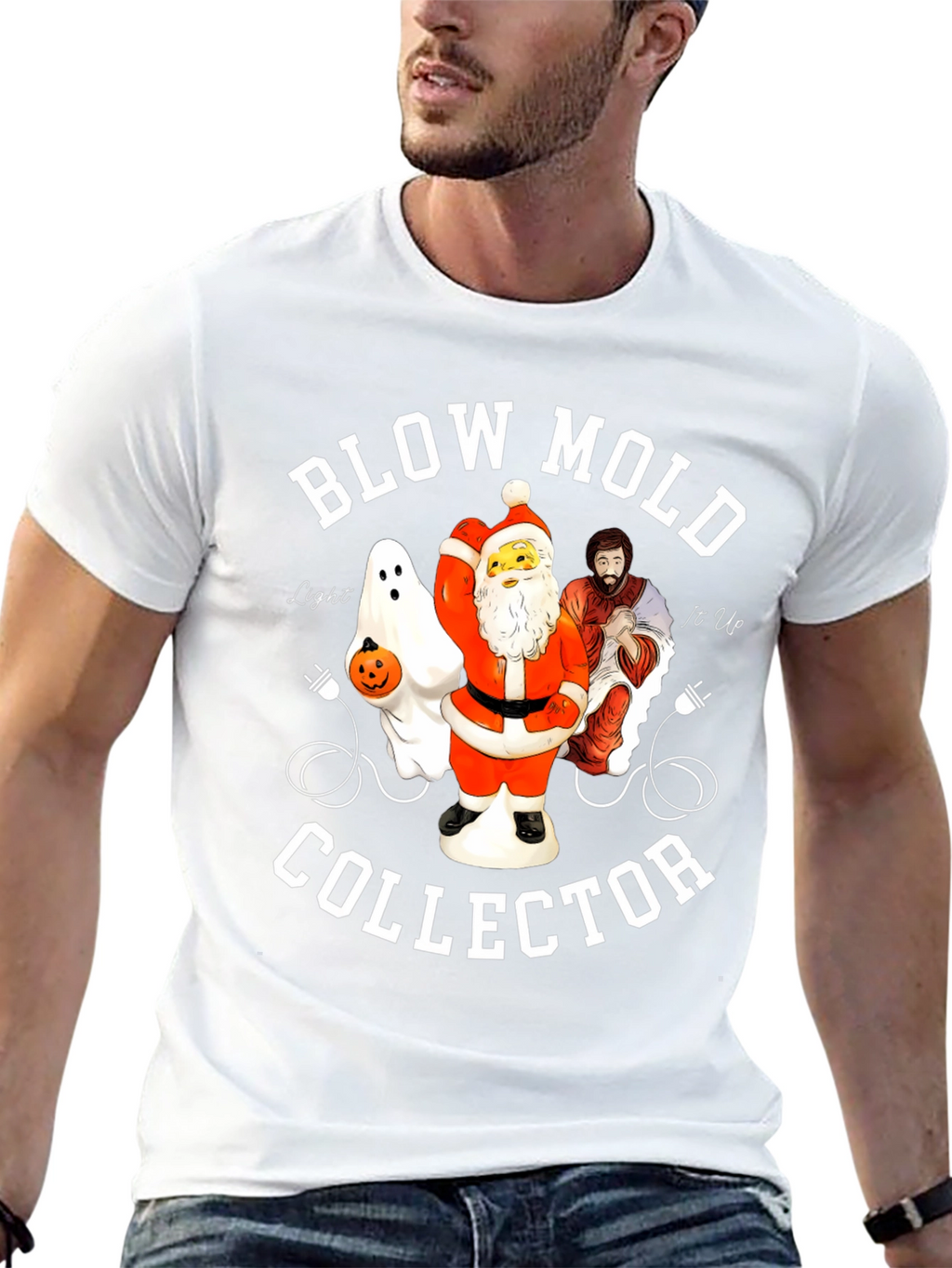 Camiseta Coleccionista de Moldes de Soplado Navideños