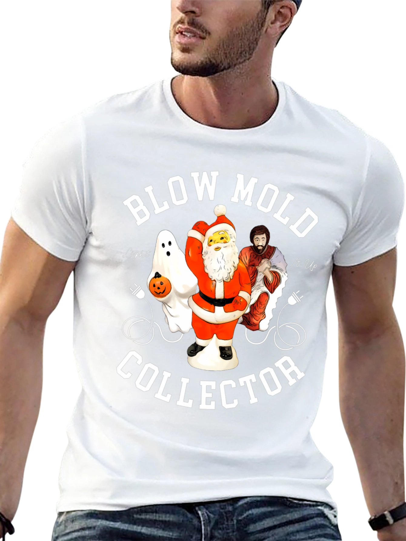Camiseta Coleccionista de Moldes de Soplado Navideños