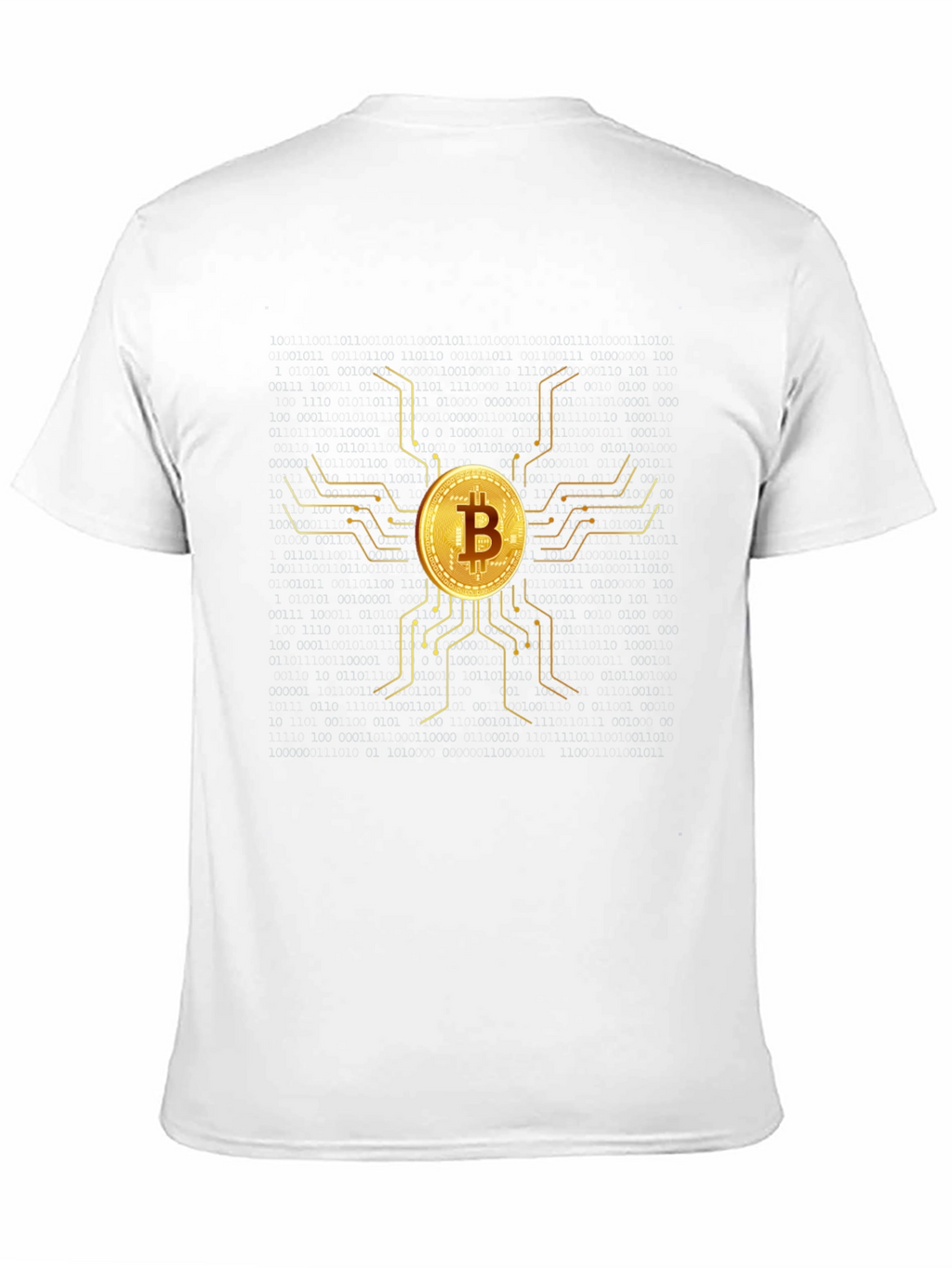 Camiseta Bitcoin Oro - Diseño Moderno