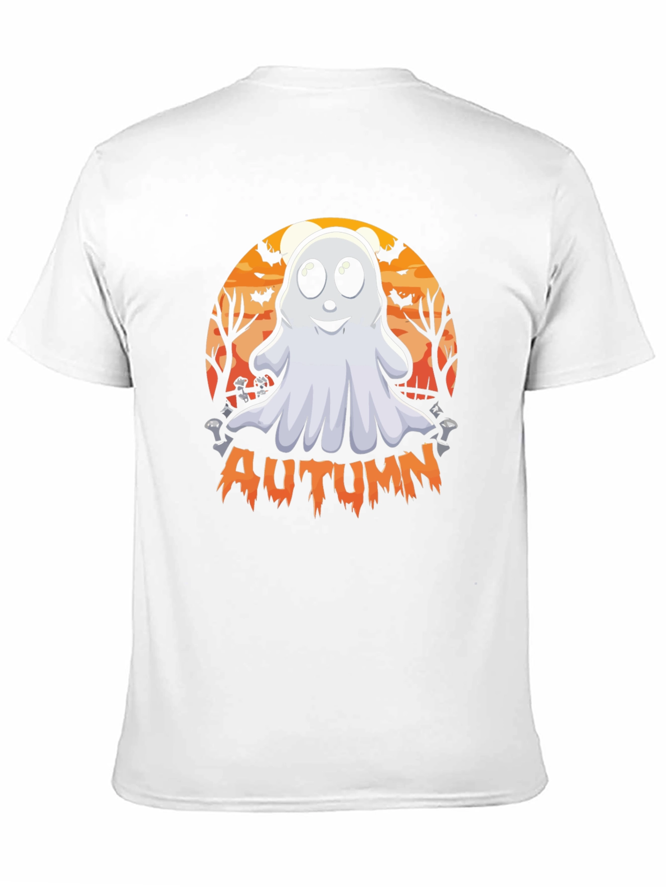 Camiseta Fantasma Otoñal - Diseño Halloween