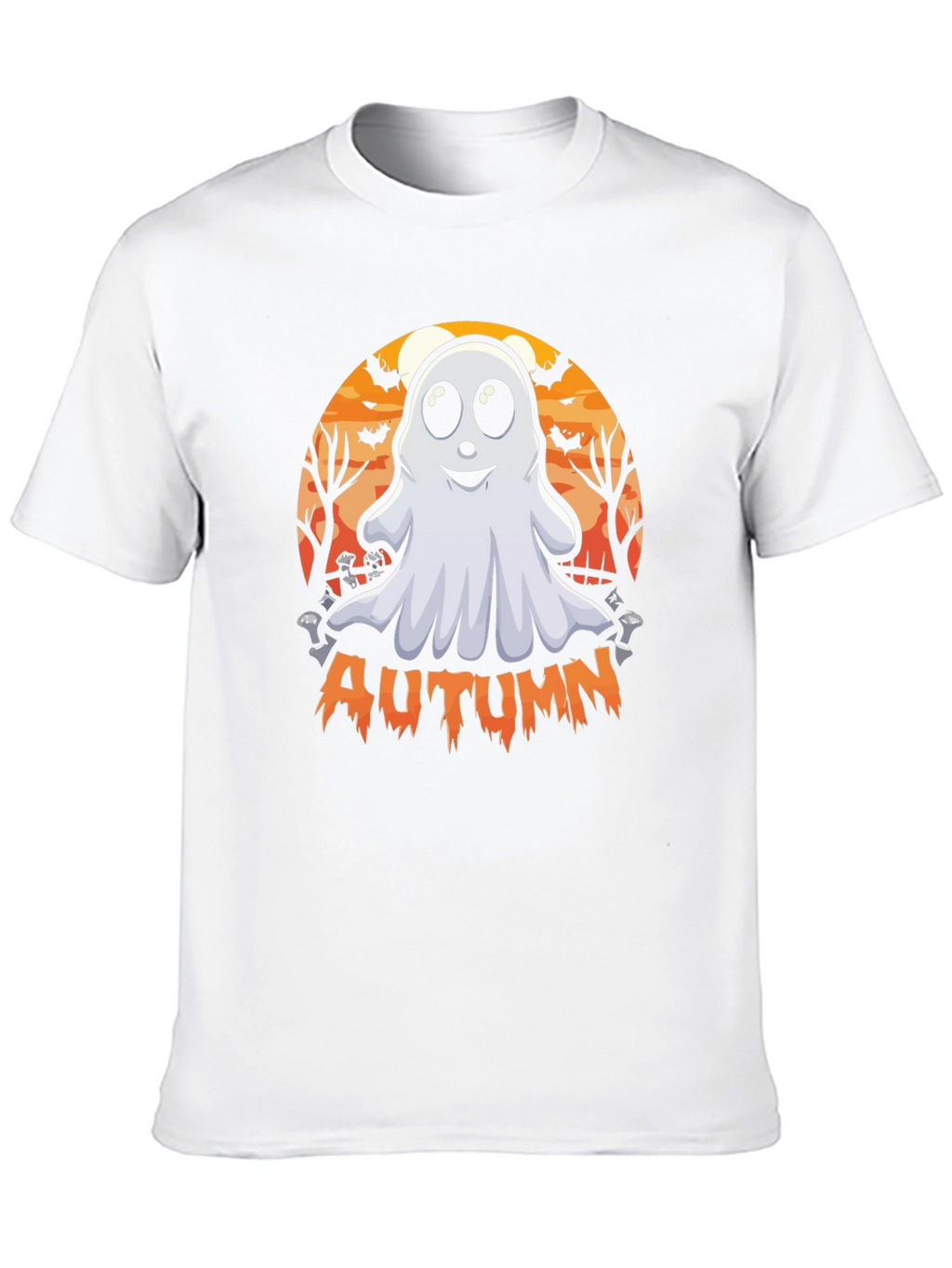 Camiseta Fantasma Otoñal - Diseño Halloween
