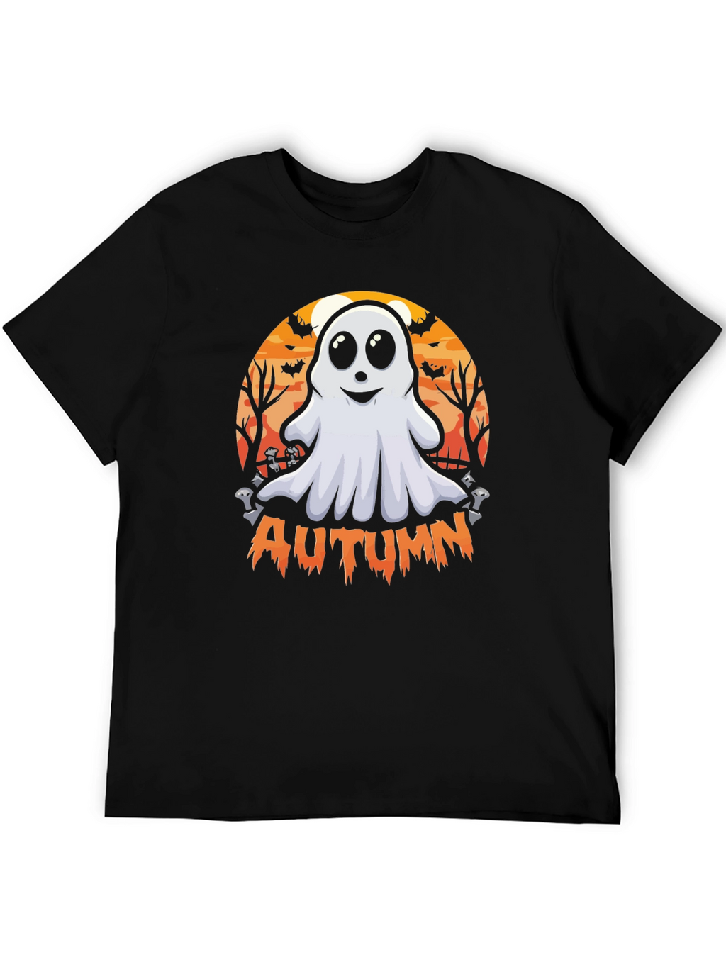 Camiseta Fantasma Otoñal - Diseño Halloween
