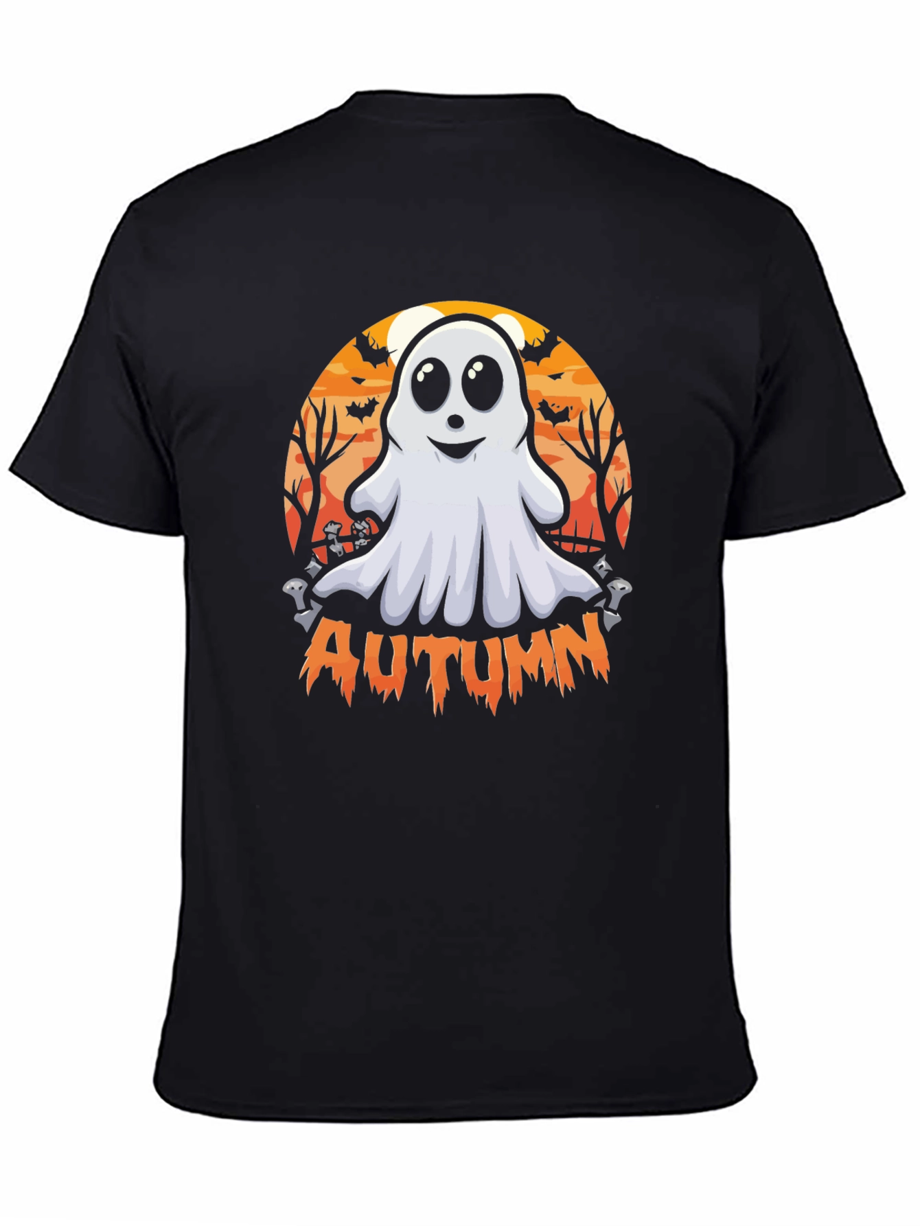 Camiseta Fantasma Otoñal - Diseño Halloween