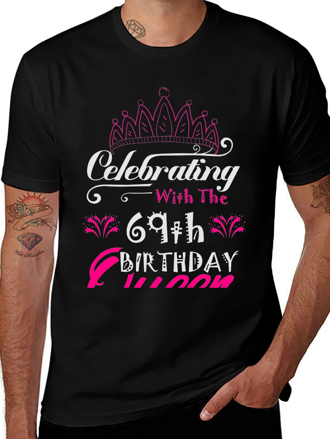 Camiseta Cumpleaños 69 Reina