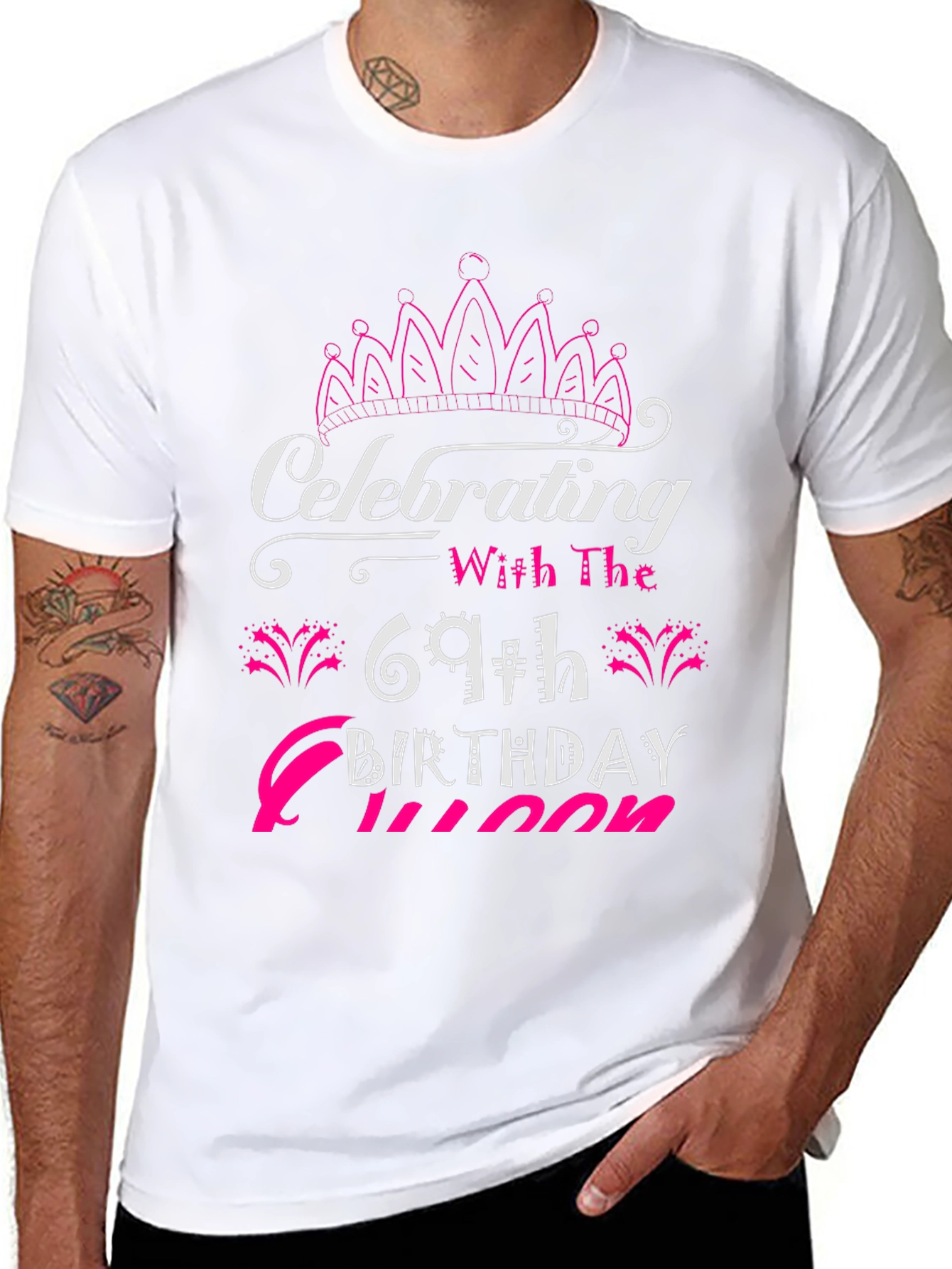 Camiseta Cumpleaños 69 Reina