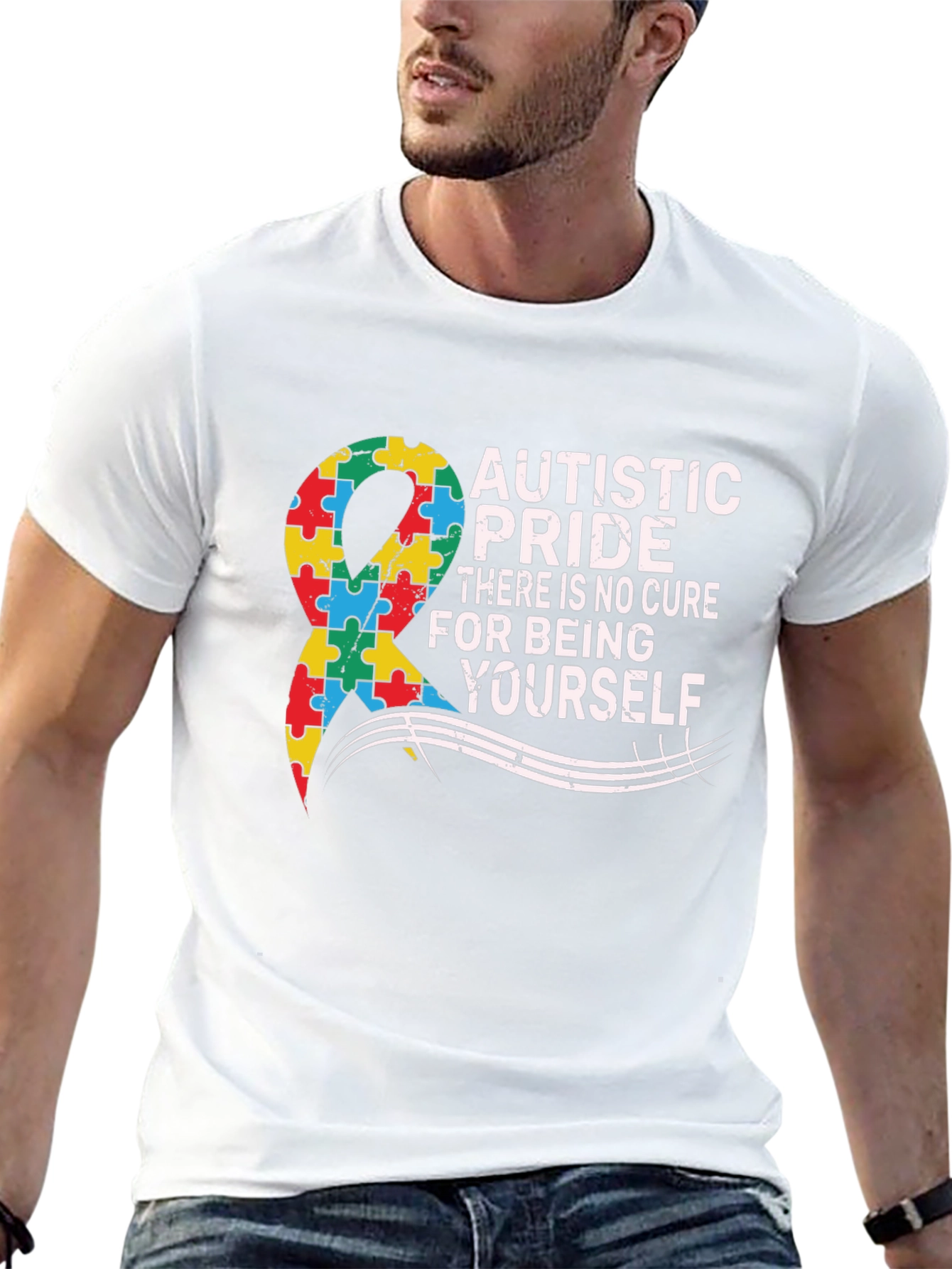 Camiseta Autistic Pride: No hay cura para ser tú mismo