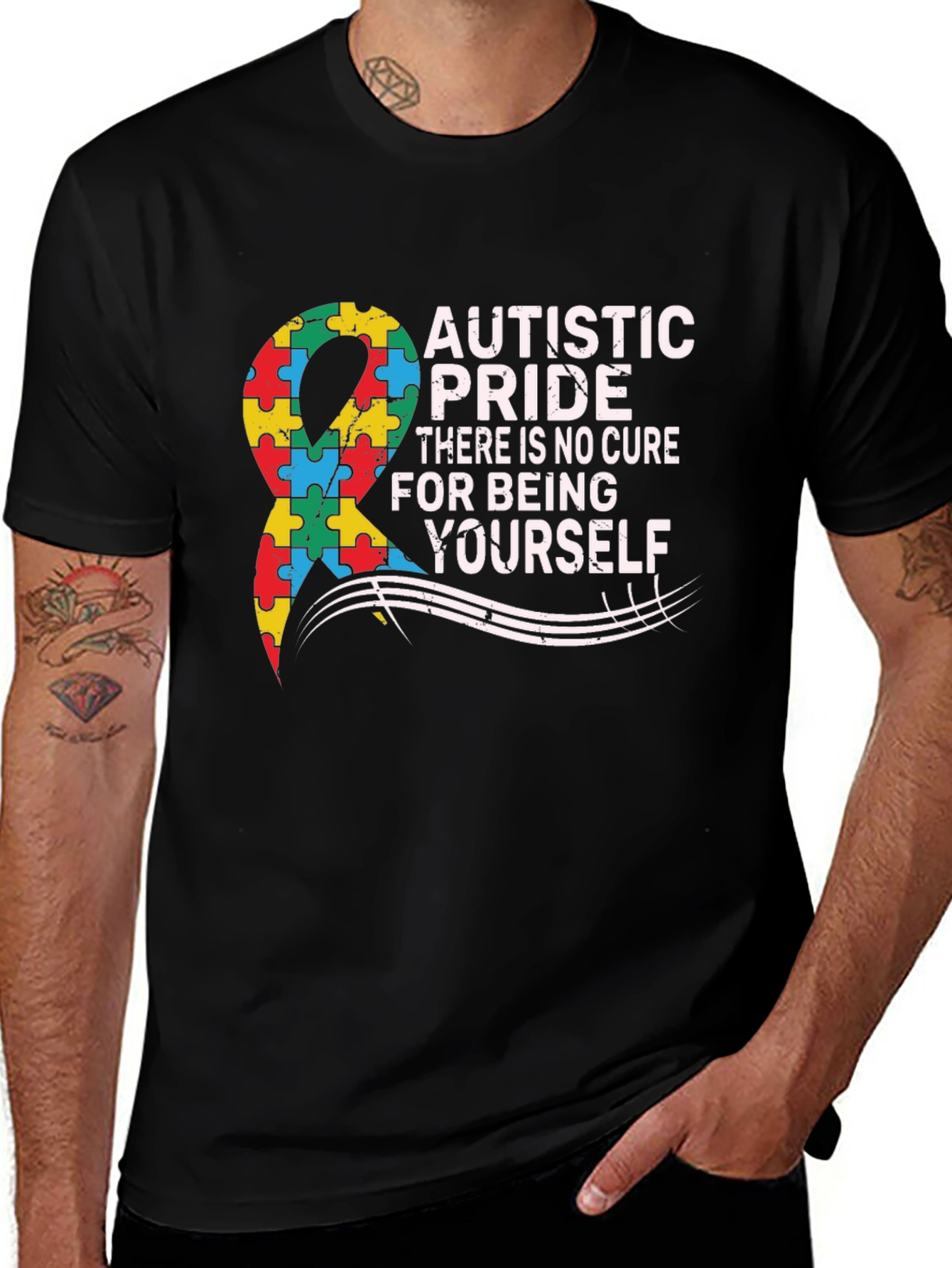 Camiseta Autistic Pride: No hay cura para ser tú mismo
