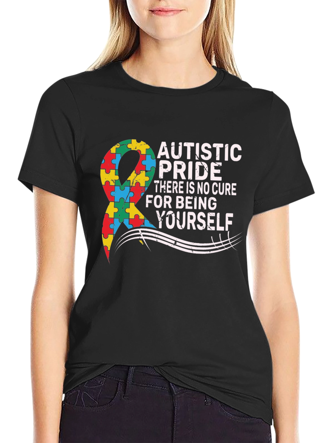 Camiseta Autistic Pride: No hay cura para ser tú mismo