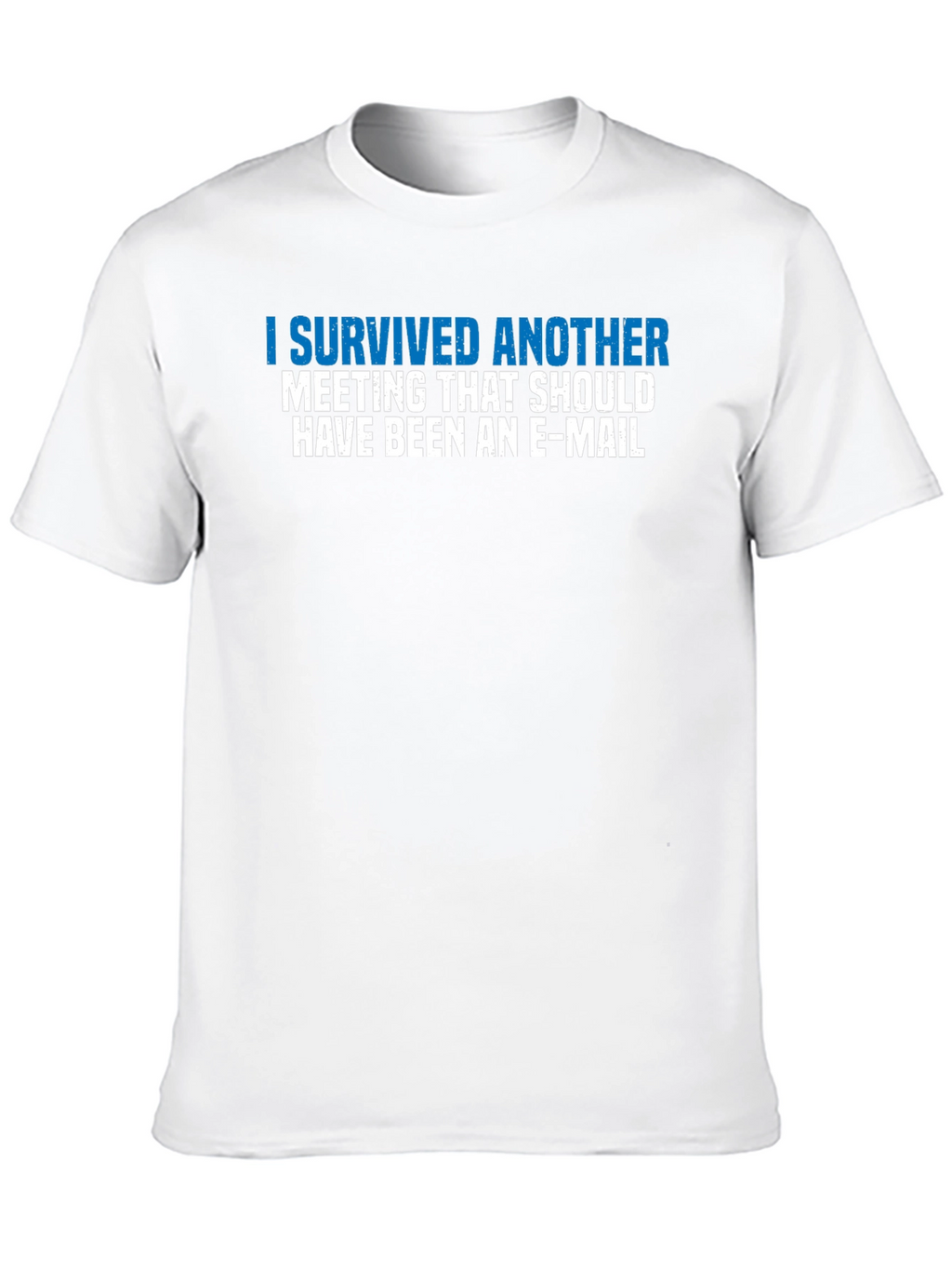 Camiseta Graciosa: ¡Sobreviví Otra Reunión!
