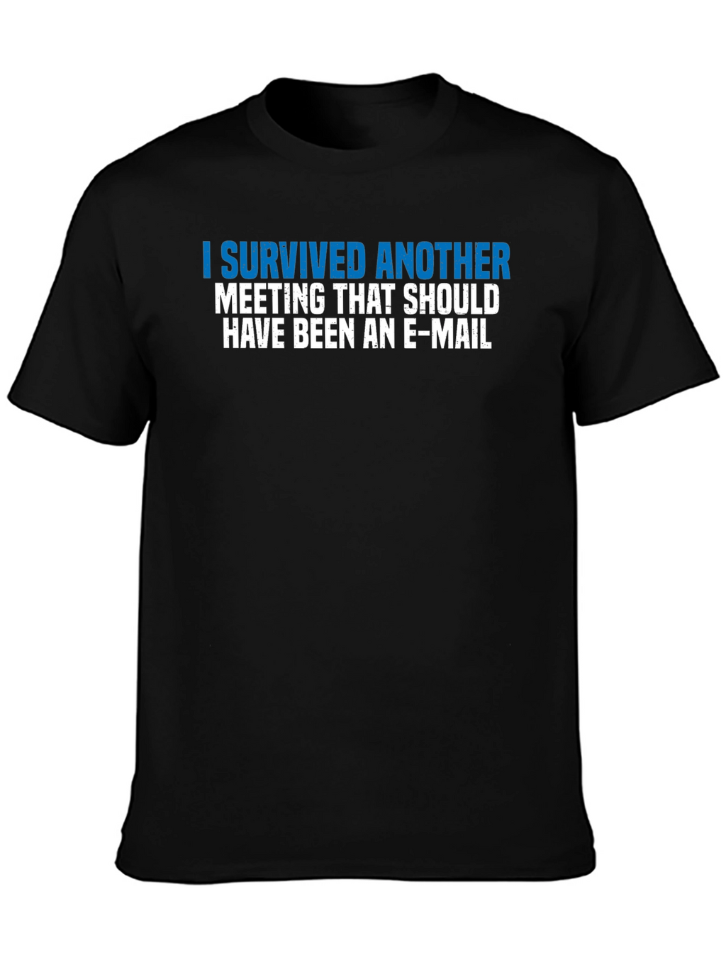 Camiseta Graciosa: ¡Sobreviví Otra Reunión!