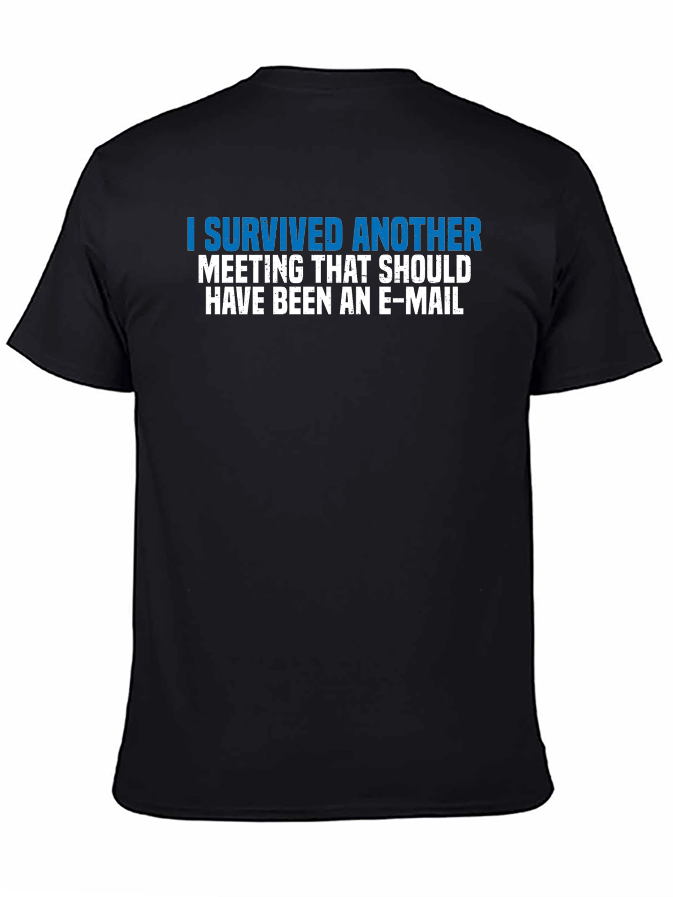 Camiseta Graciosa: ¡Sobreviví Otra Reunión!