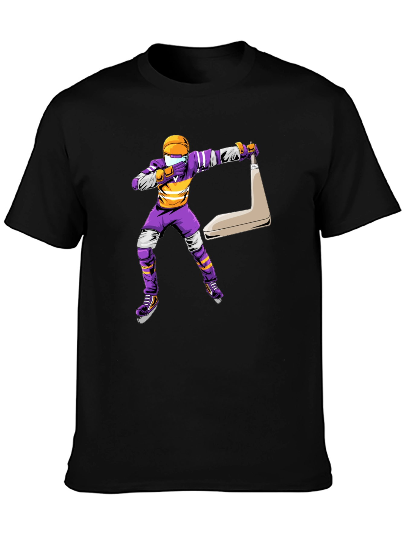 Camiseta Hockey Hielo Diseño Gráfico