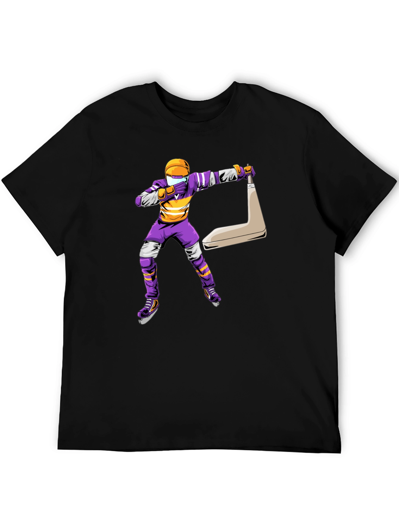 Camiseta Hockey Hielo Diseño Gráfico