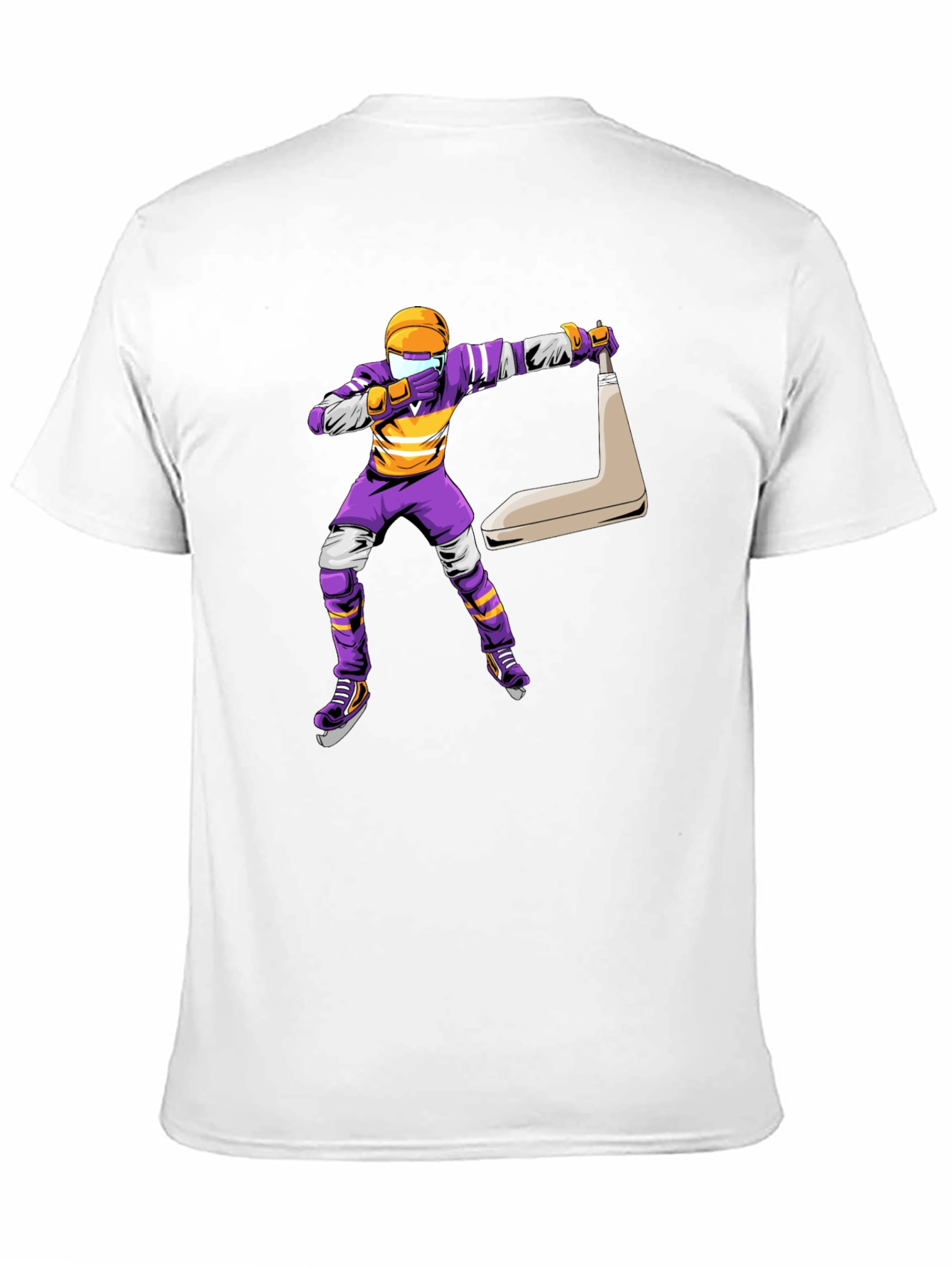 Camiseta Hockey Hielo Diseño Gráfico