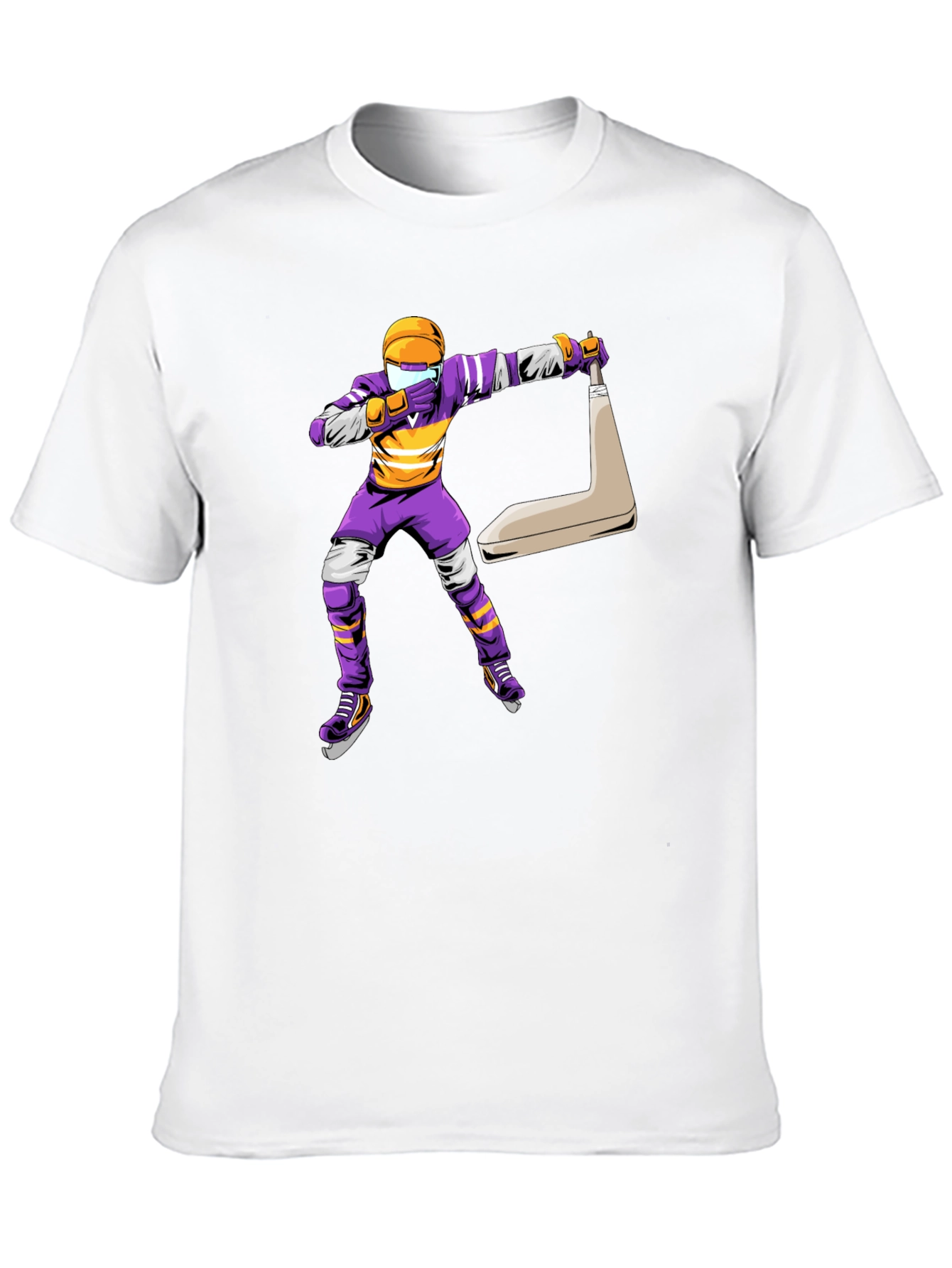 Camiseta Hockey Hielo Diseño Gráfico